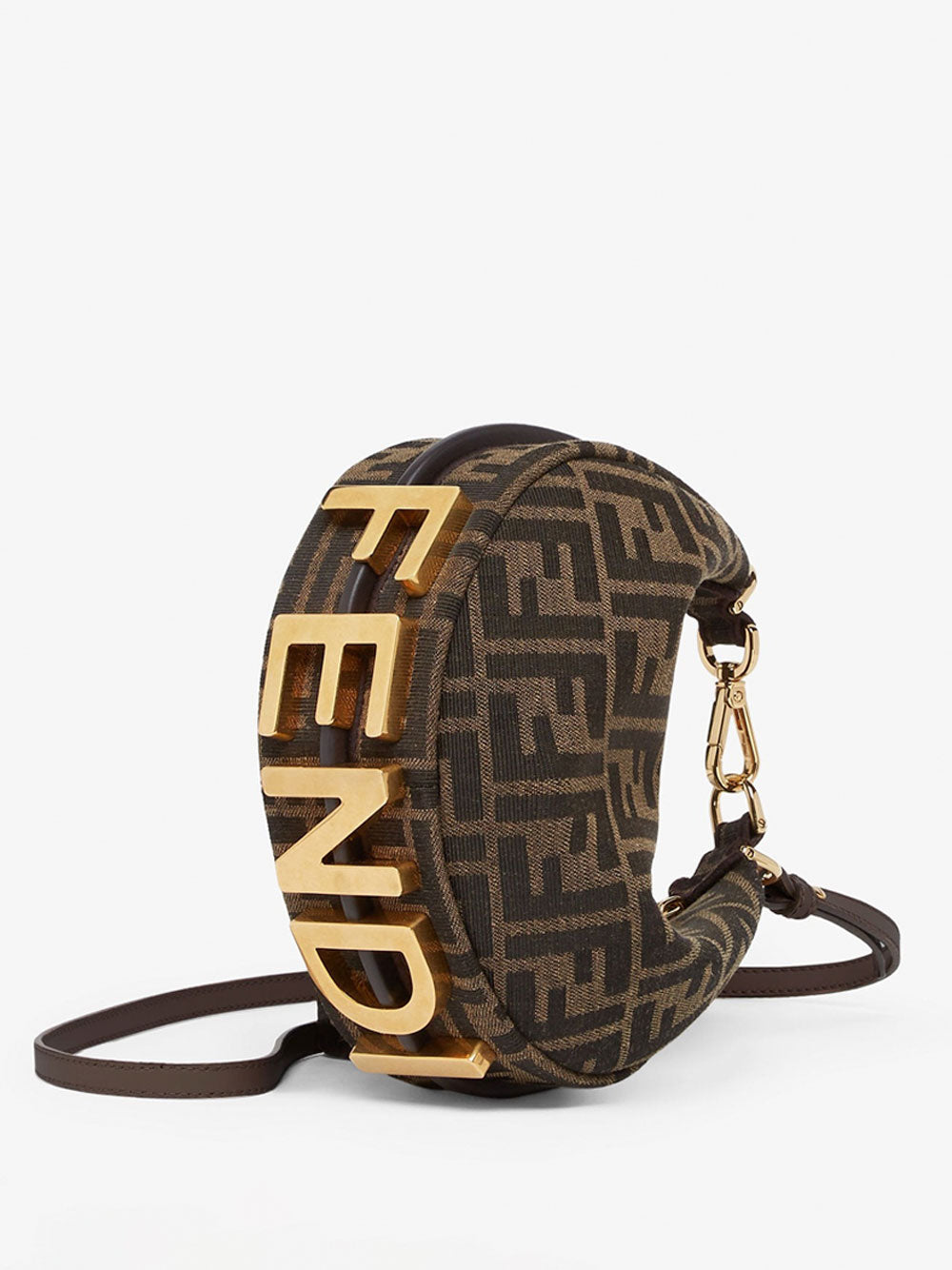 FENDI Mini Handbag with Modern Graphics