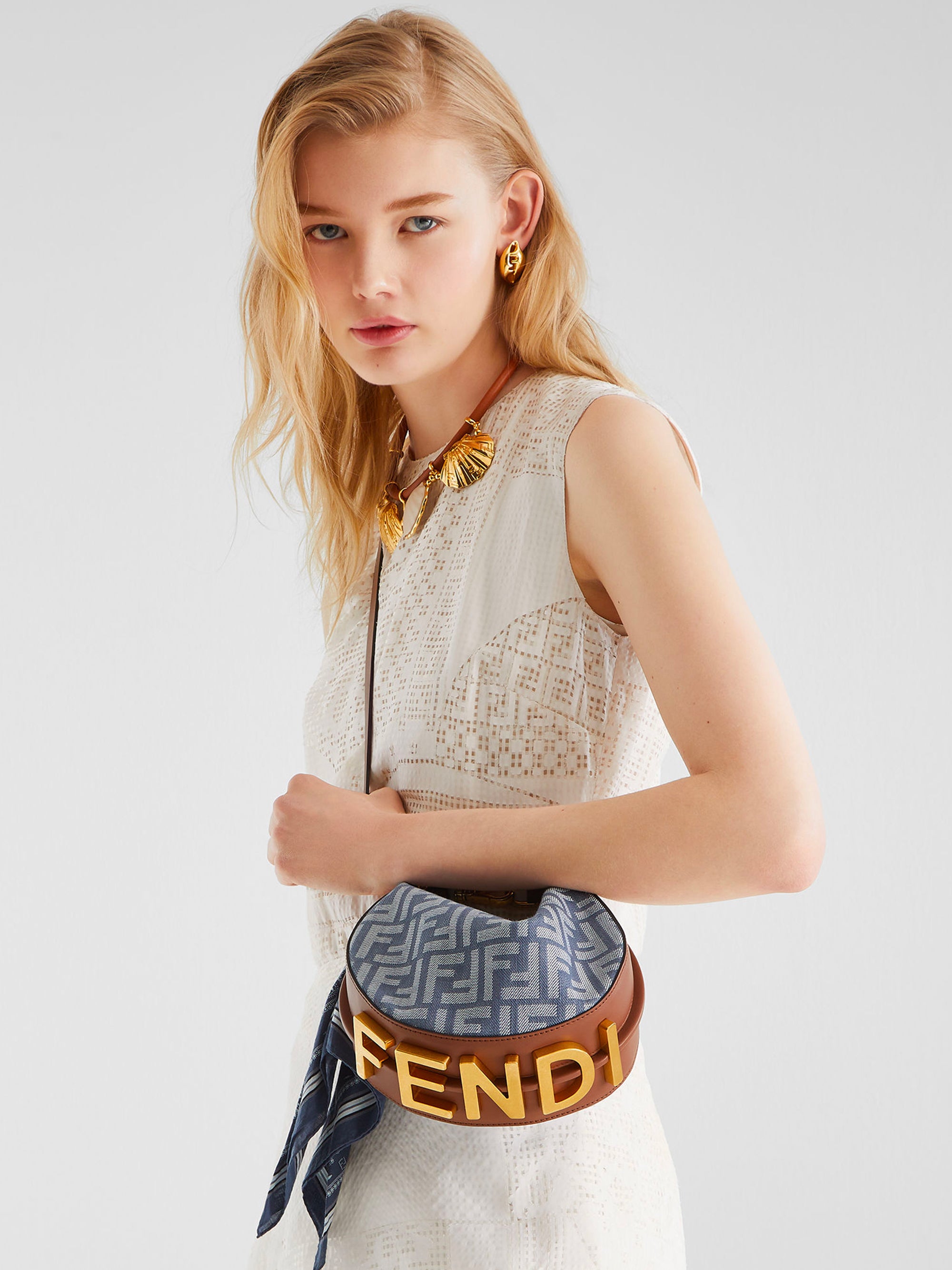 Mini Handbag with Fendi Graphic Design