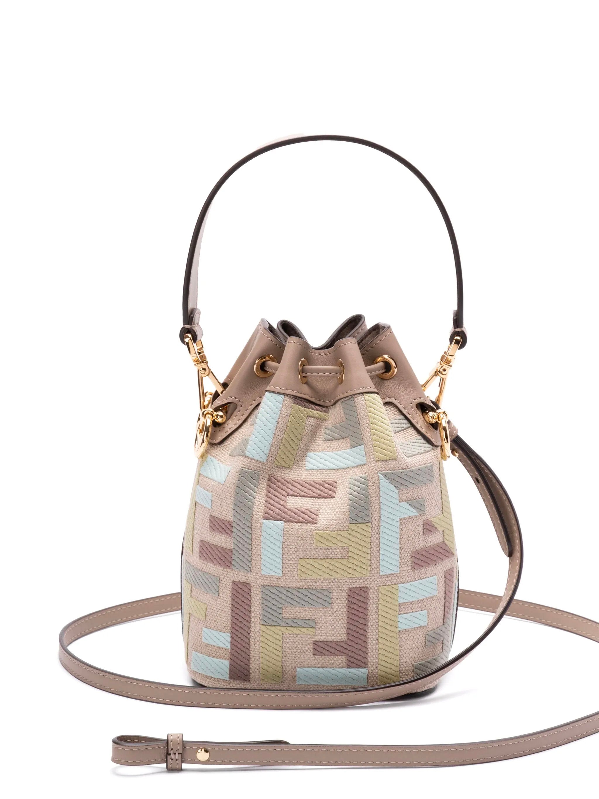 FENDI Mini Embroidered Iconic Handbag - Designed for Women