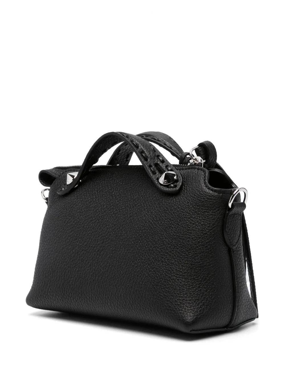 FENDI Mini Pebbled Leather Handbag