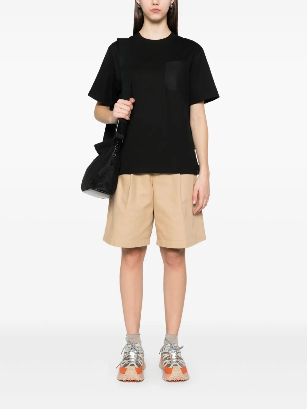 MONCLER Regular Fit T-Shirt with Side Buttons - Size S