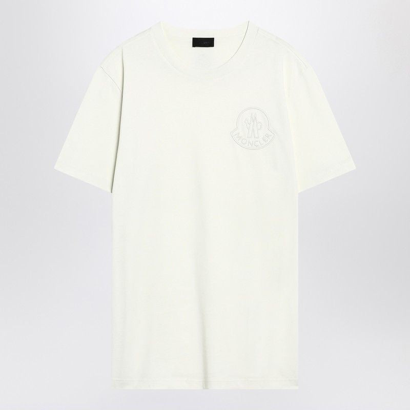 MONCLER Classic Cotton T-Shirt with 3D Logo - Men's