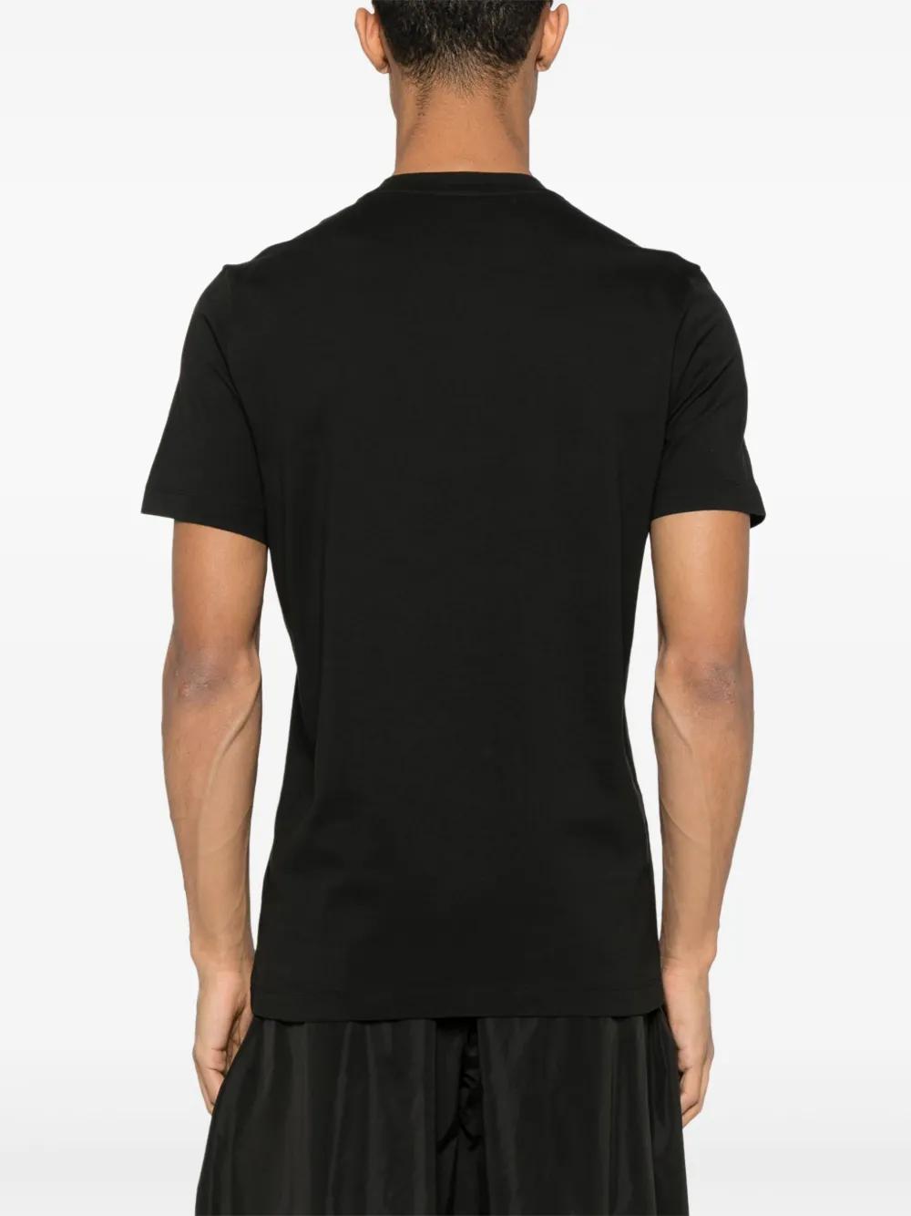 MONCLER Flocked Logo Cotton T-Shirt