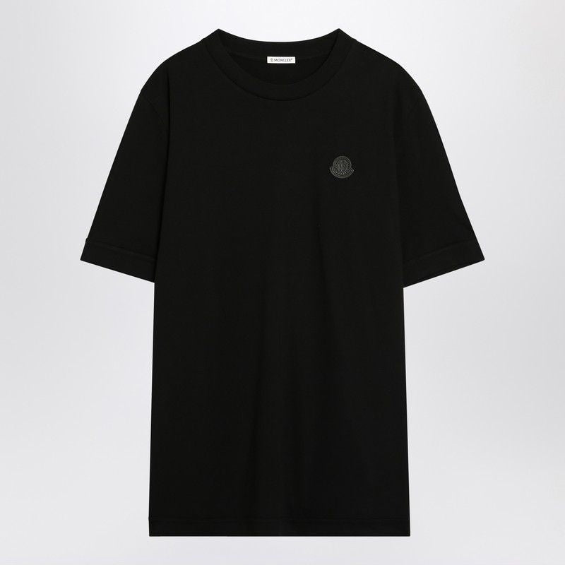 MONCLER Men's Cotton T-Shirt with Logo Patch