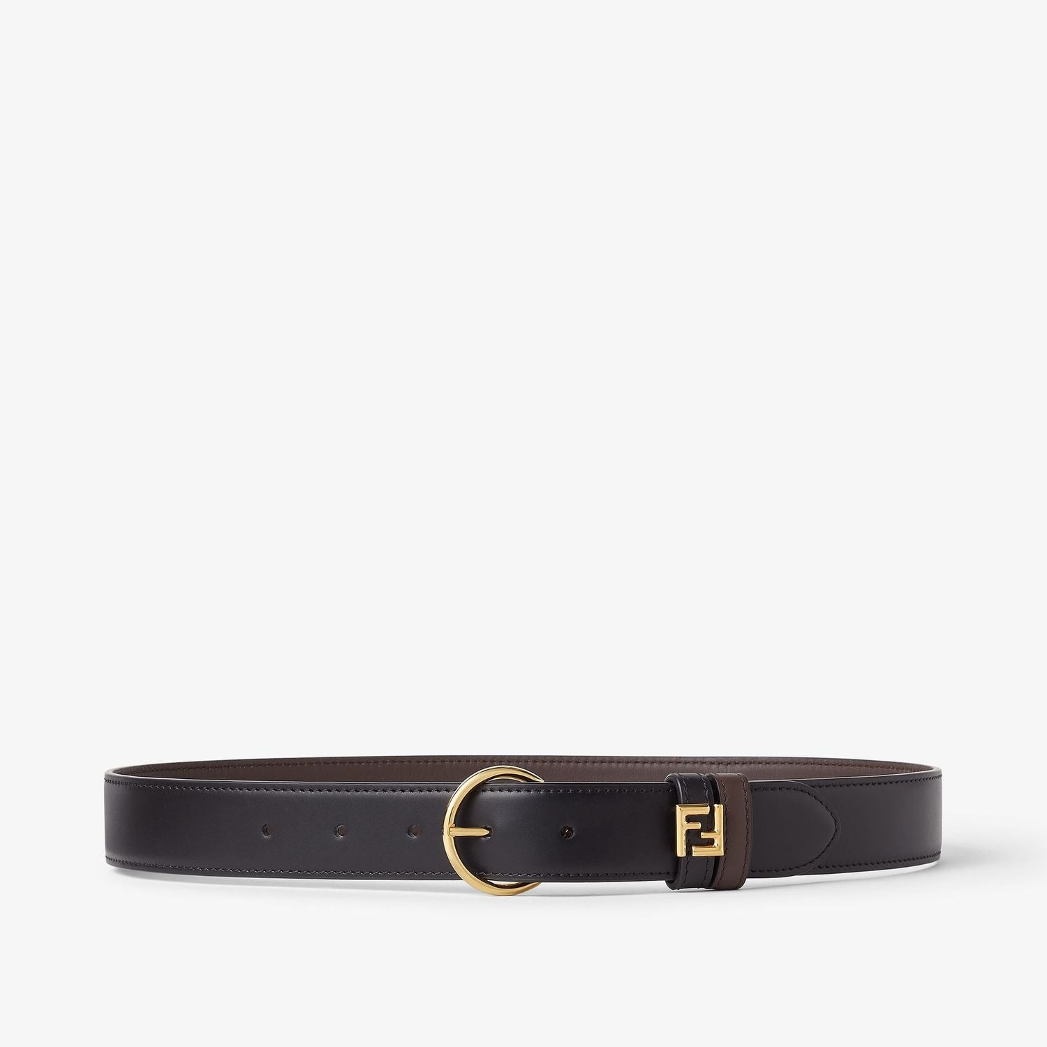 FENDI Reversible Leather Pin Buckle Belt - FW25