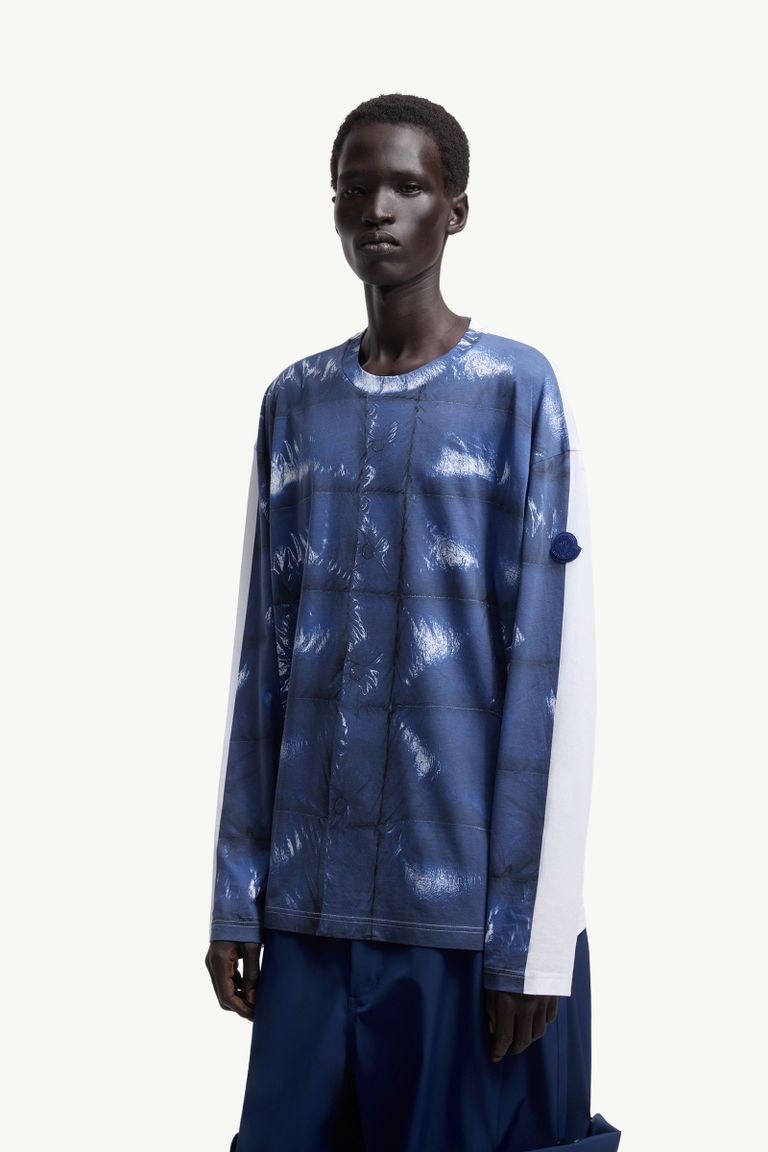 MONCLER Men's Long Sleeve Cotton T-Shirt