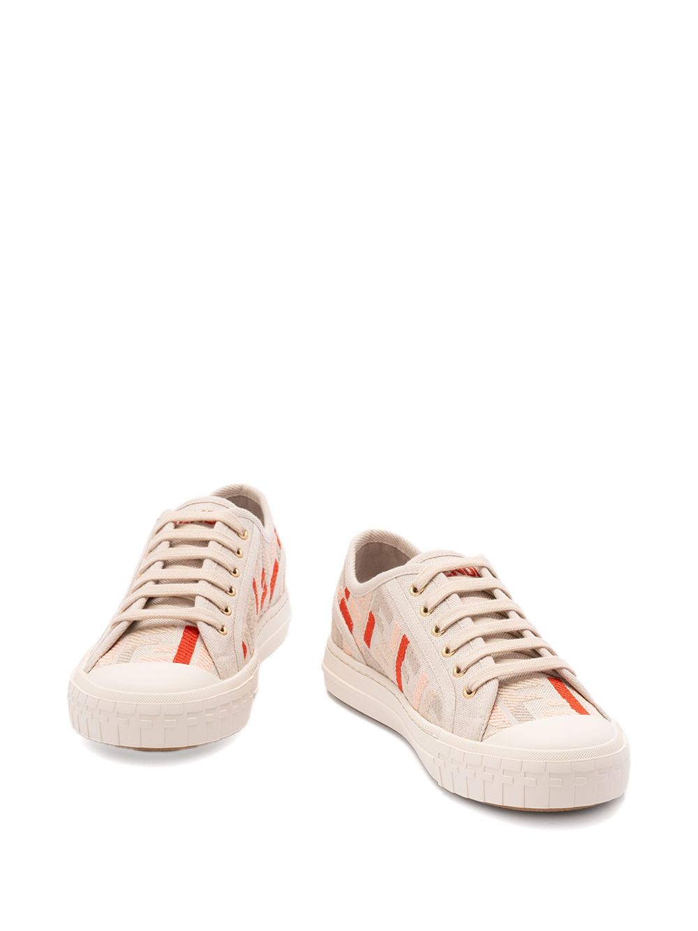 FENDI Domino Canvas Sneakers for Women