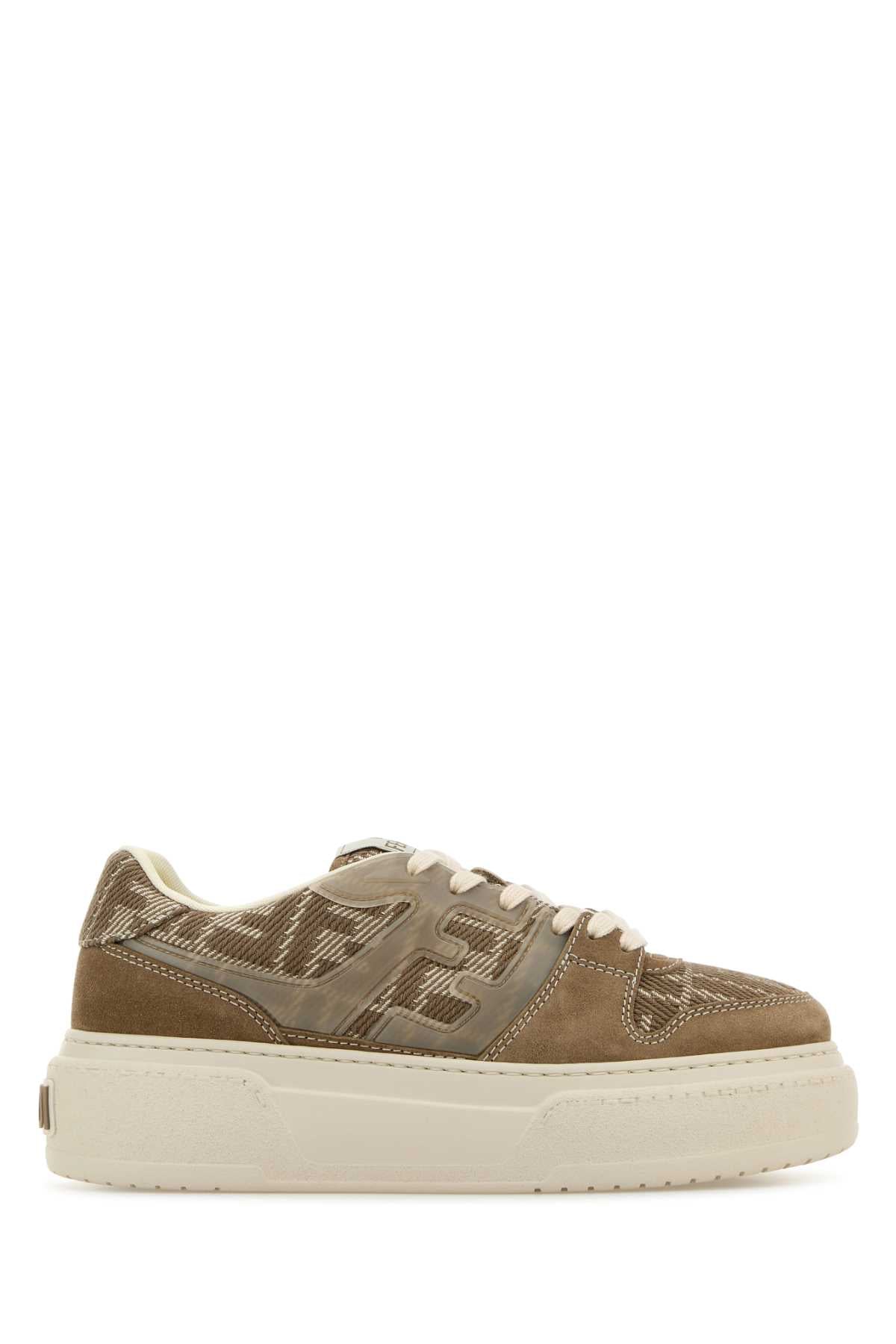 FENDI Lace-Up Platform Sneakers