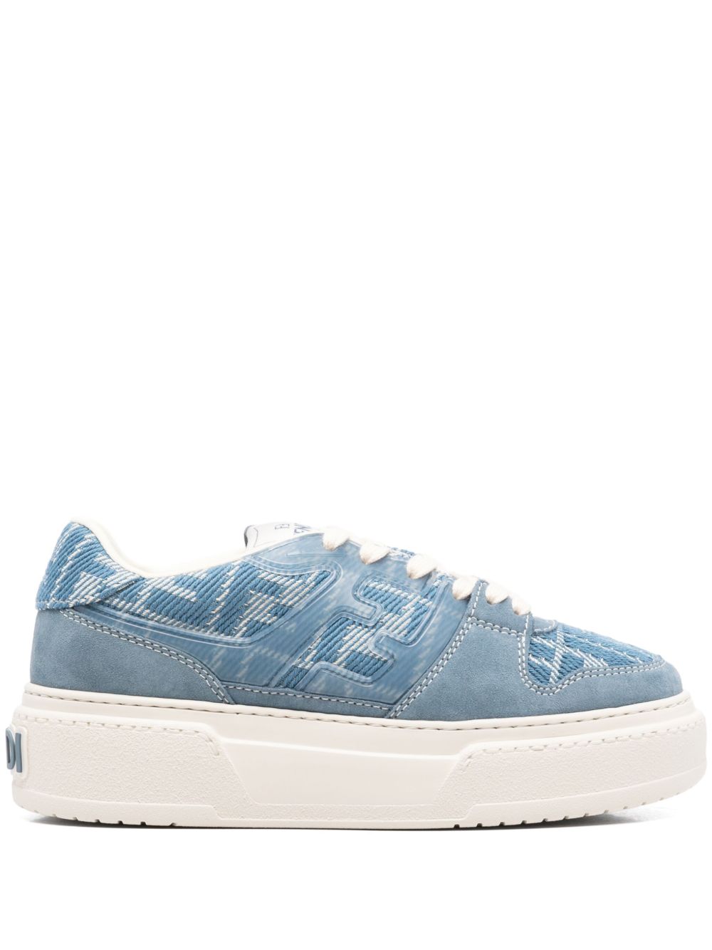 FENDI Lace-Up Fastening Platform Sole Sneakers