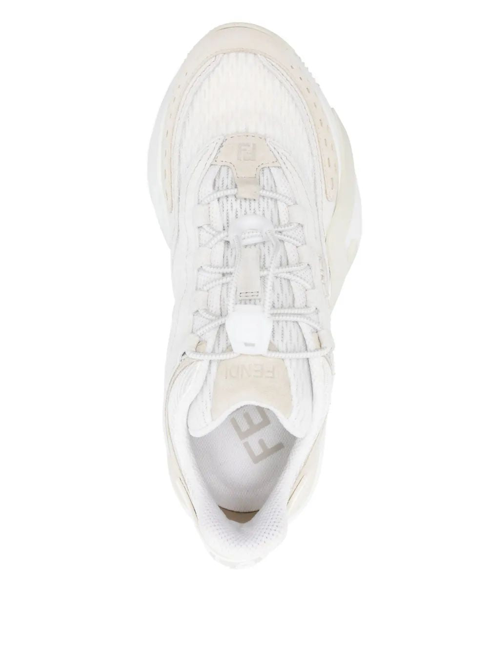 FENDI Luxurious 100% Leather Women's Sneakers