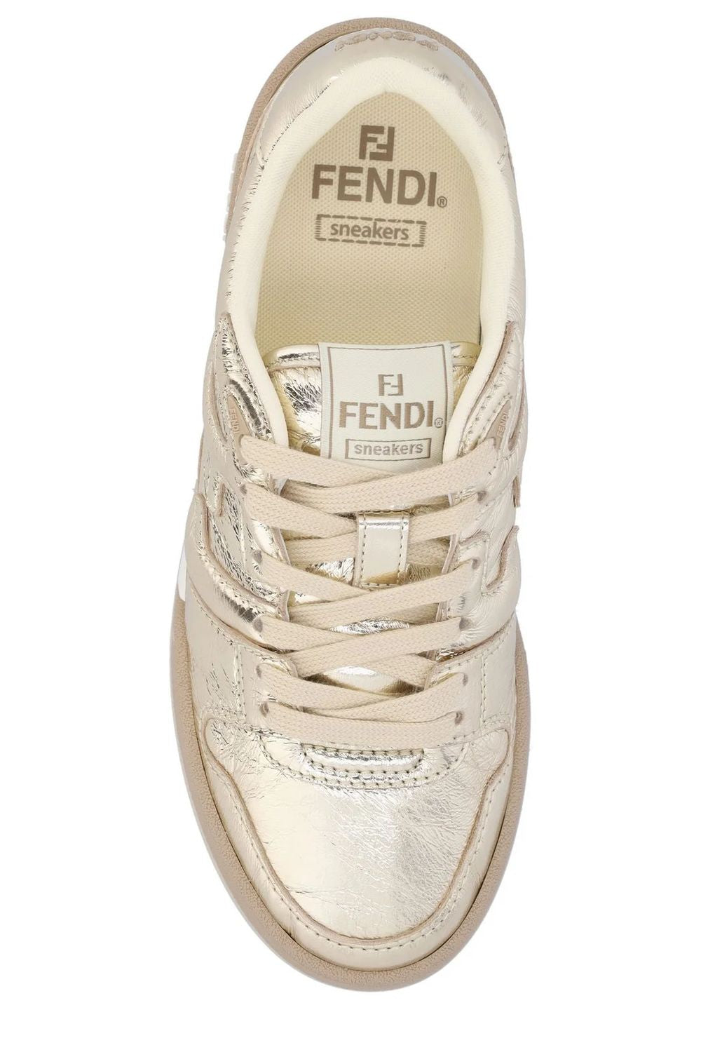 FENDI Match Nappa Laminata Sneakers for Women - FW24