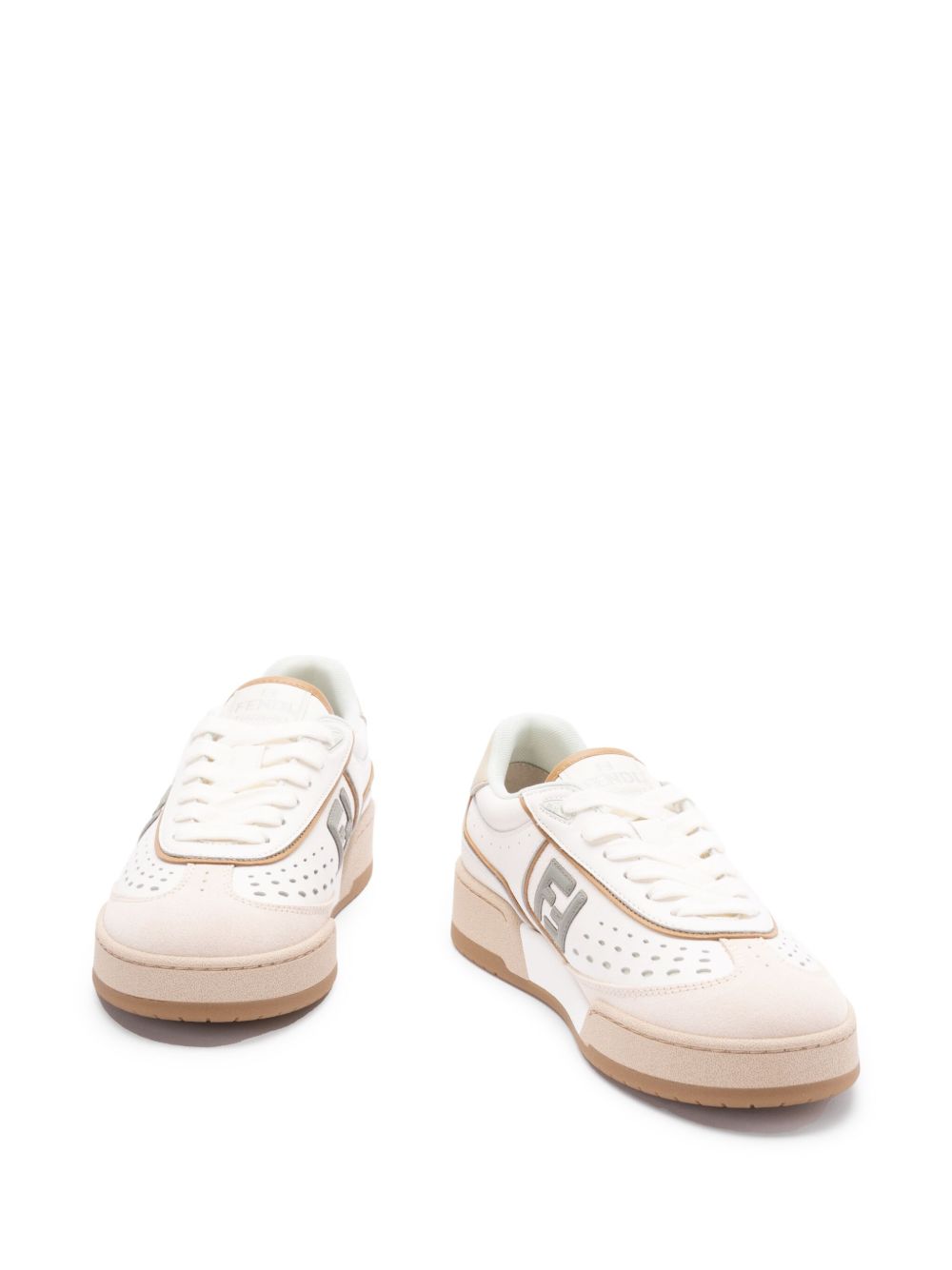 FENDI Linen Leather Women’s Sneakers