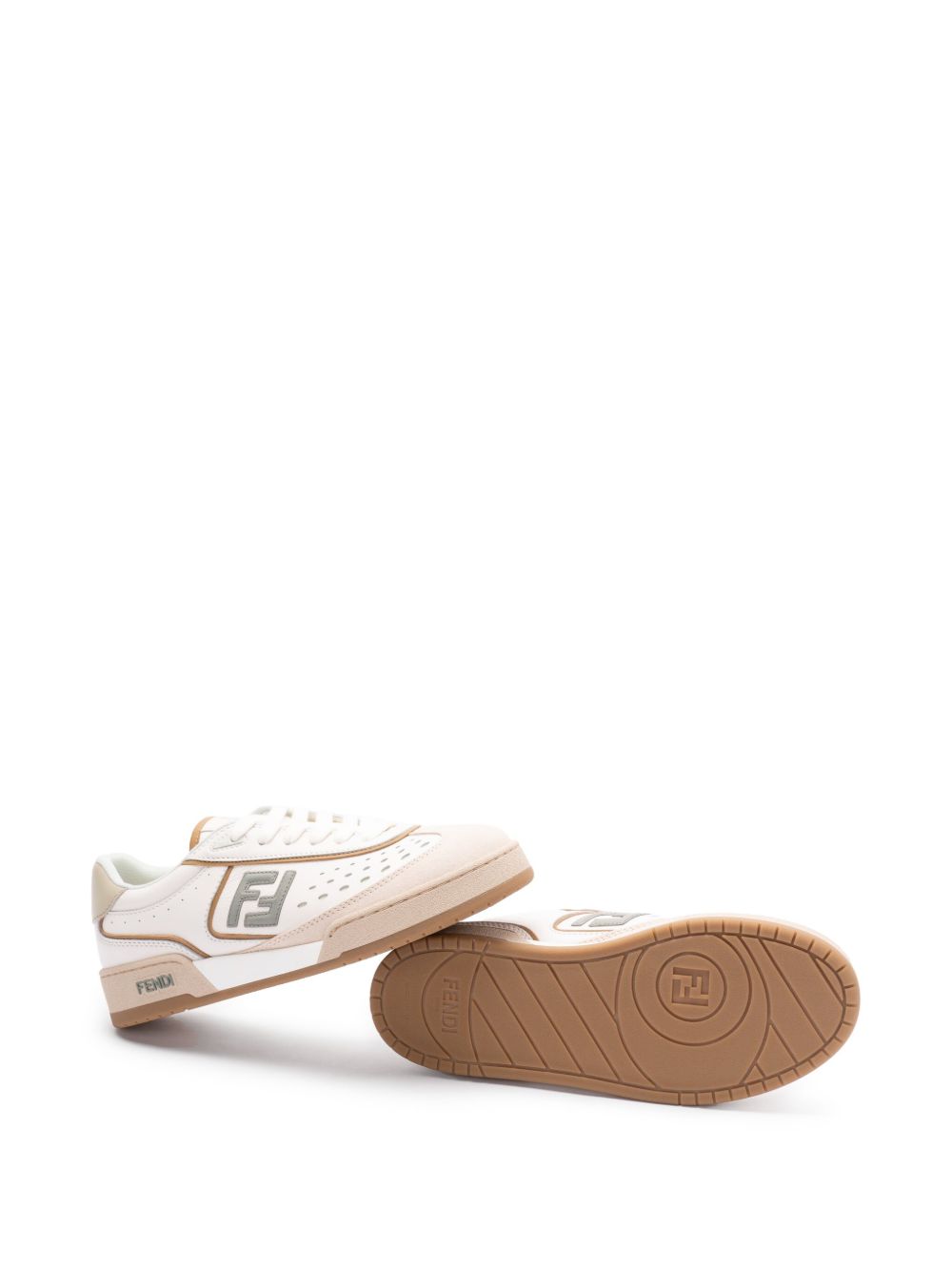 FENDI Linen Leather Women’s Sneakers