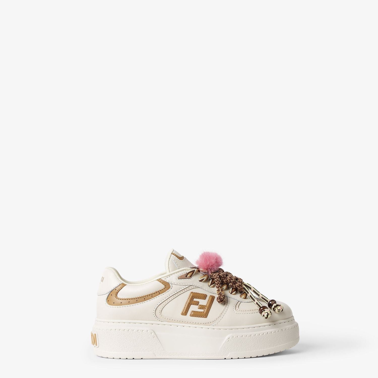 FENDI Low Top Platform Sneakers with Charm
