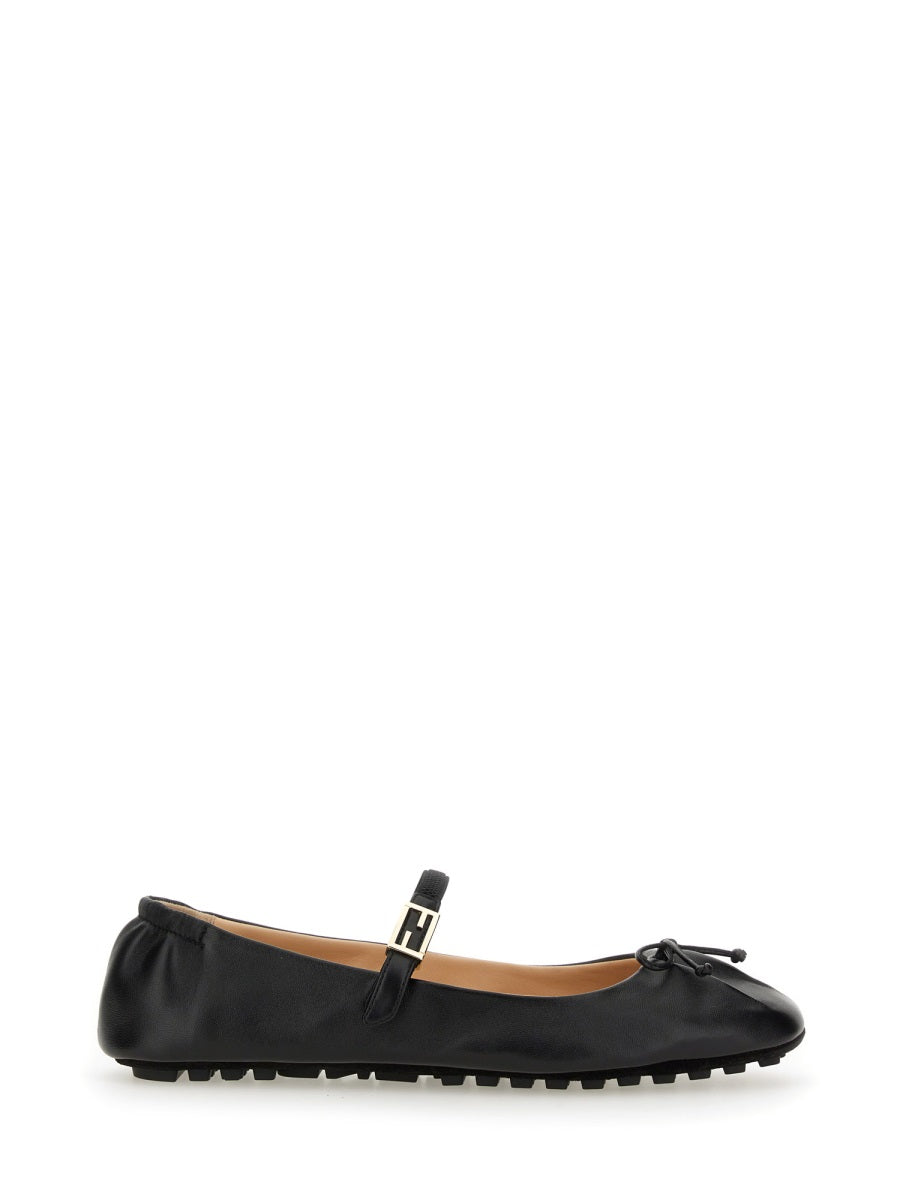 FENDI Leather Flats for Women - SS25 Collection