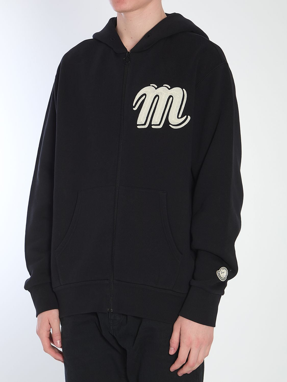 MONCLER GENIUS Embroidered Oversized Hoodie - Size L