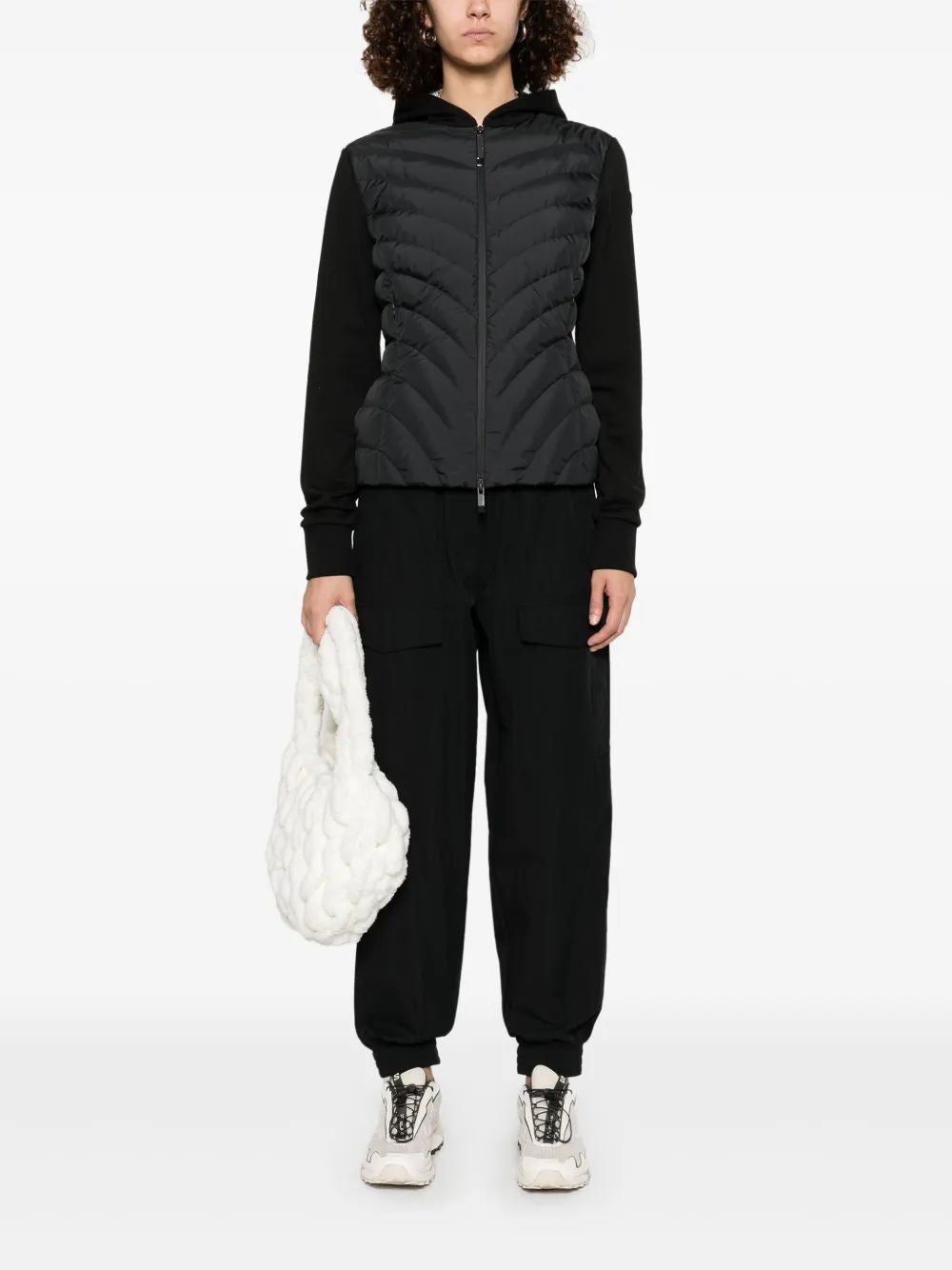 MONCLER Quilted Hooded Cardigan for Women - SS25