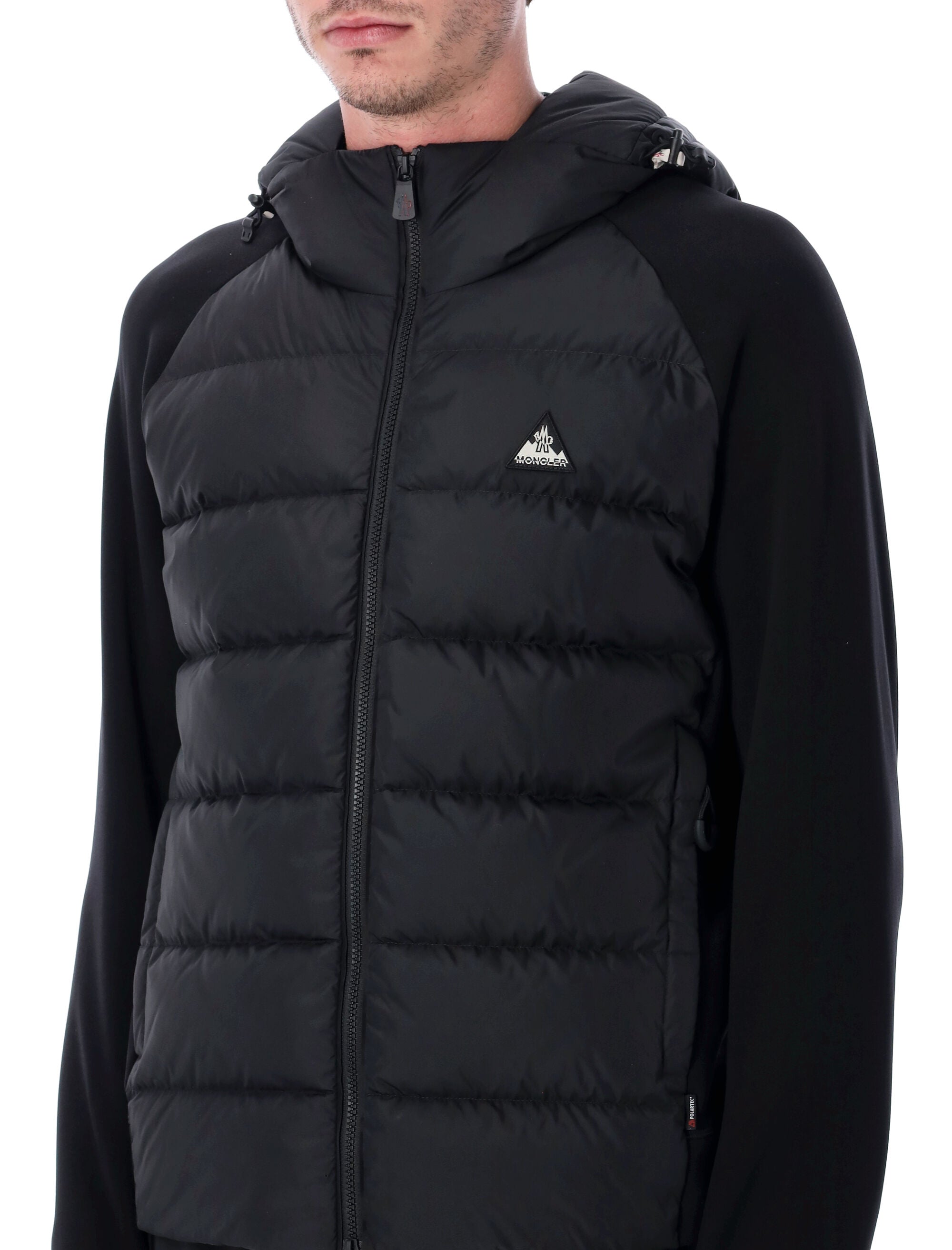MONCLER GRENOBLE Men's Hybrid Hooded Down Jacket - Size L