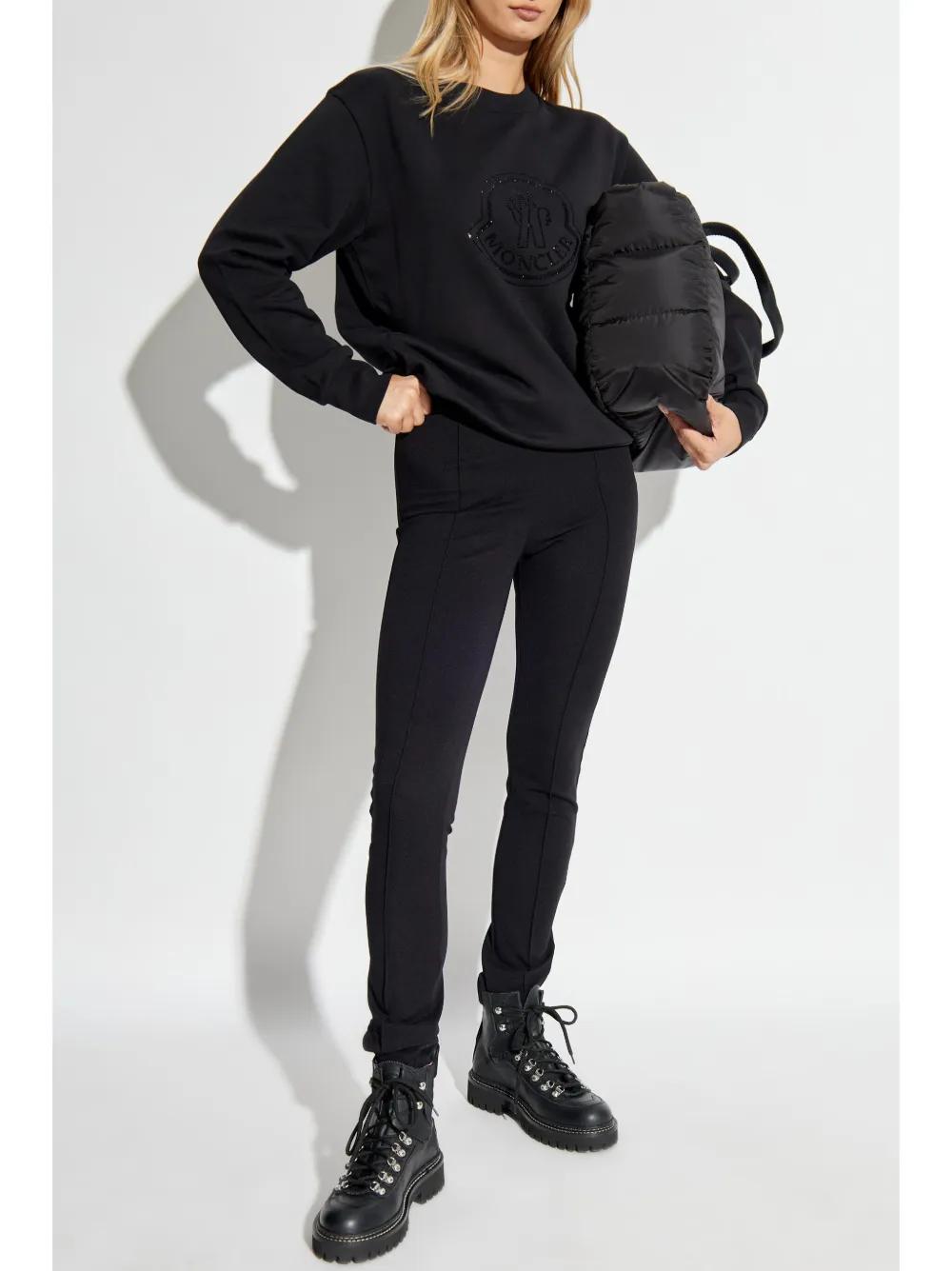 MONCLER Regular Fit Logo Sweatshirt - Women’s Size S