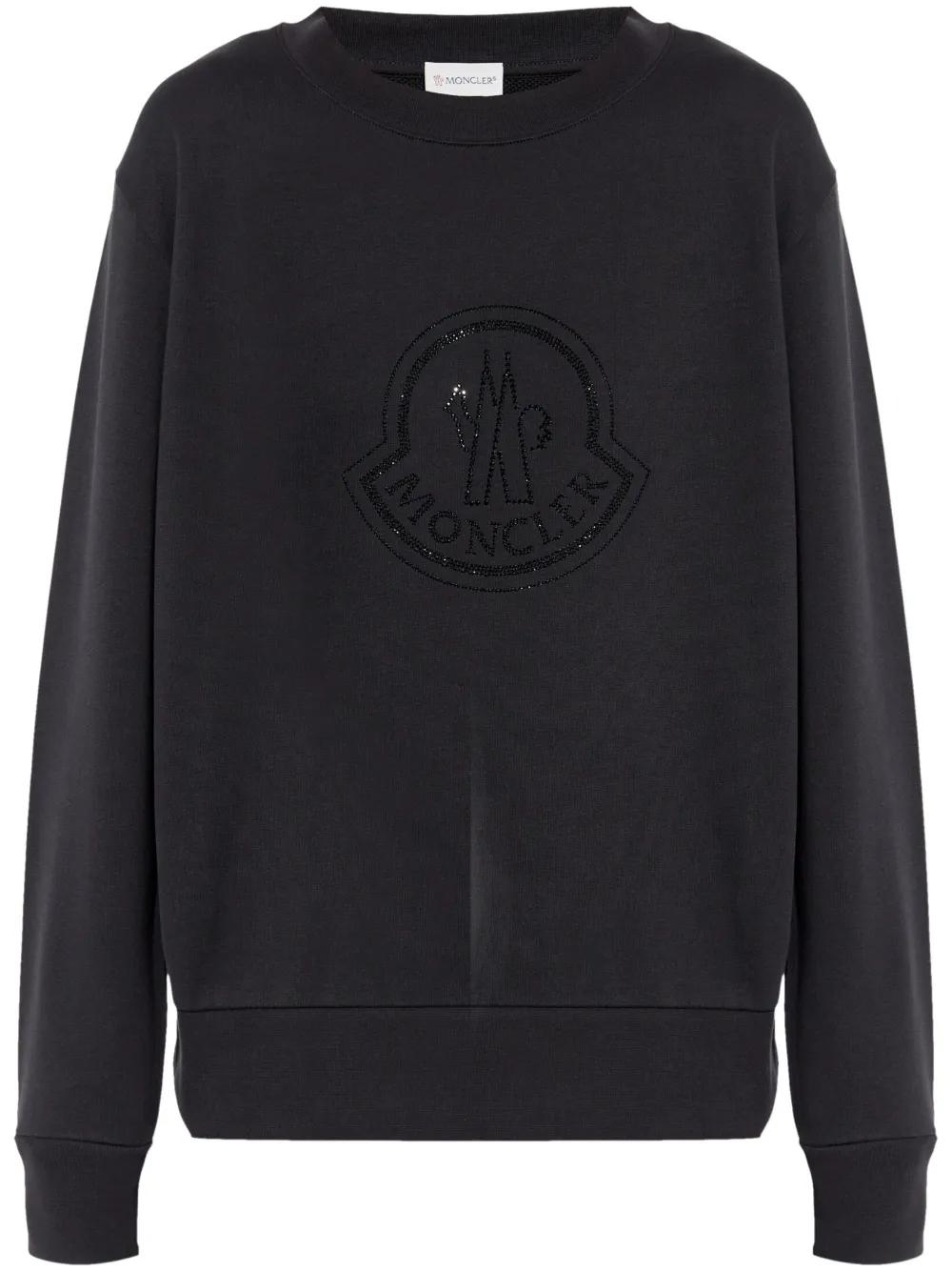 MONCLER Regular Fit Logo Sweatshirt - Women’s Size S