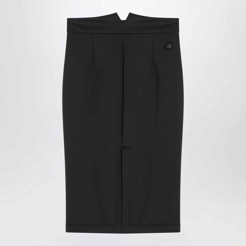 MONCLER GENIUS Slim Neoprene Mini Skirt