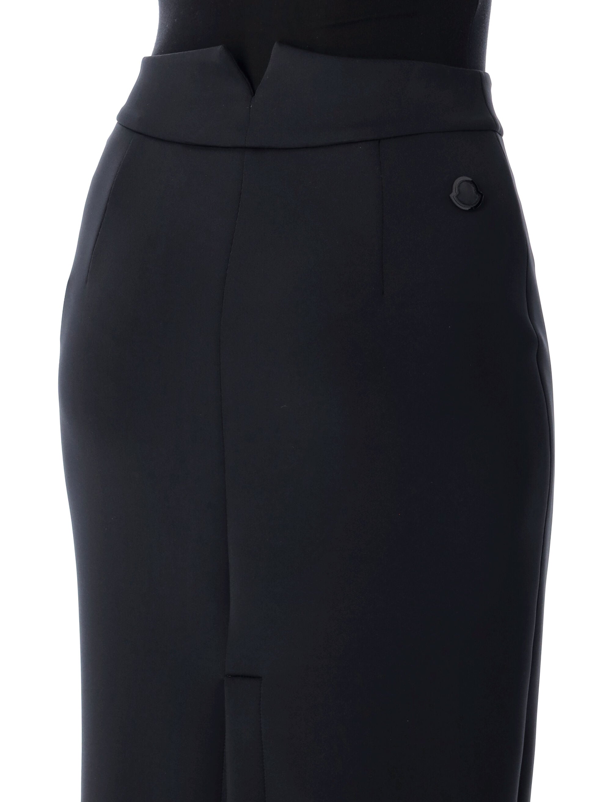 MONCLER GENIUS Slim Neoprene Mini Skirt