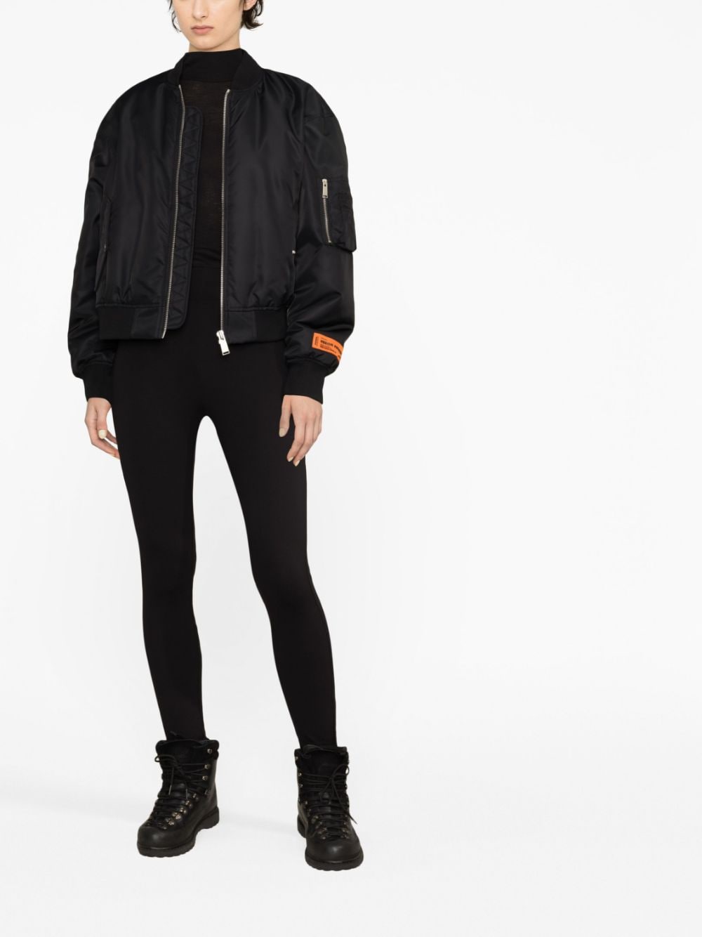 MONCLER GRENOBLE High Waist Mini Nylon Leggings