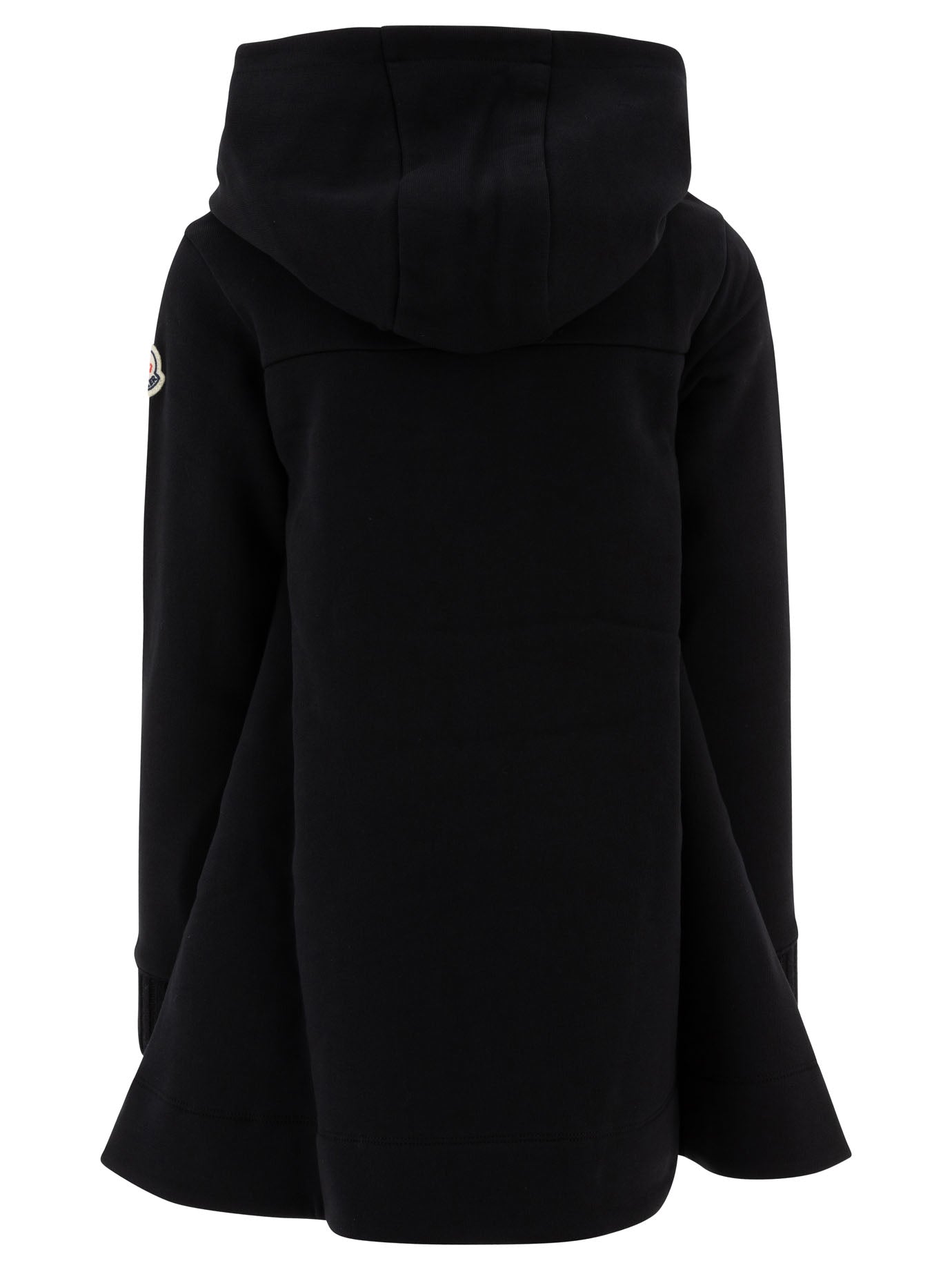 MONCLER KIDS Mini Dress with Crystal Logo for Girls