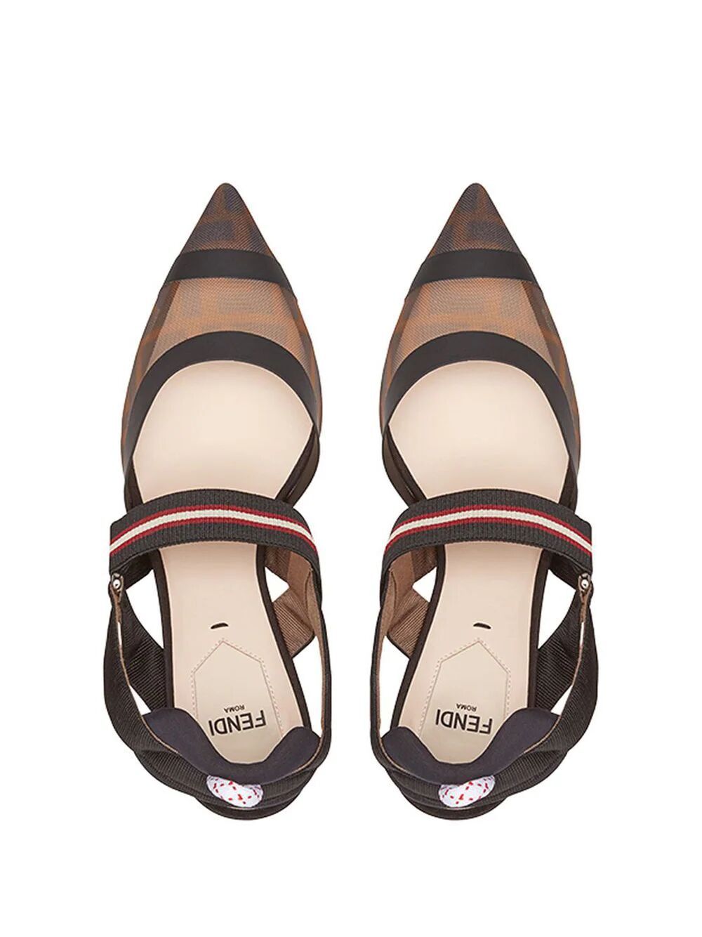 FENDI Pointed Toe Mini Pumps