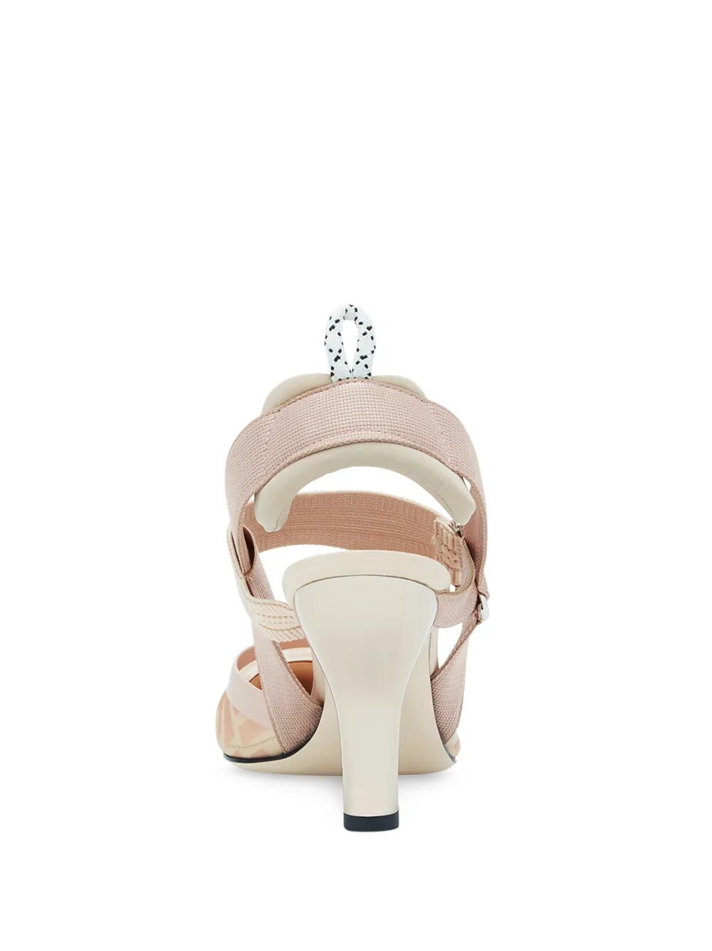 FENDI Leather and Mesh Slingbacks with 8.5 cm Heel for Women