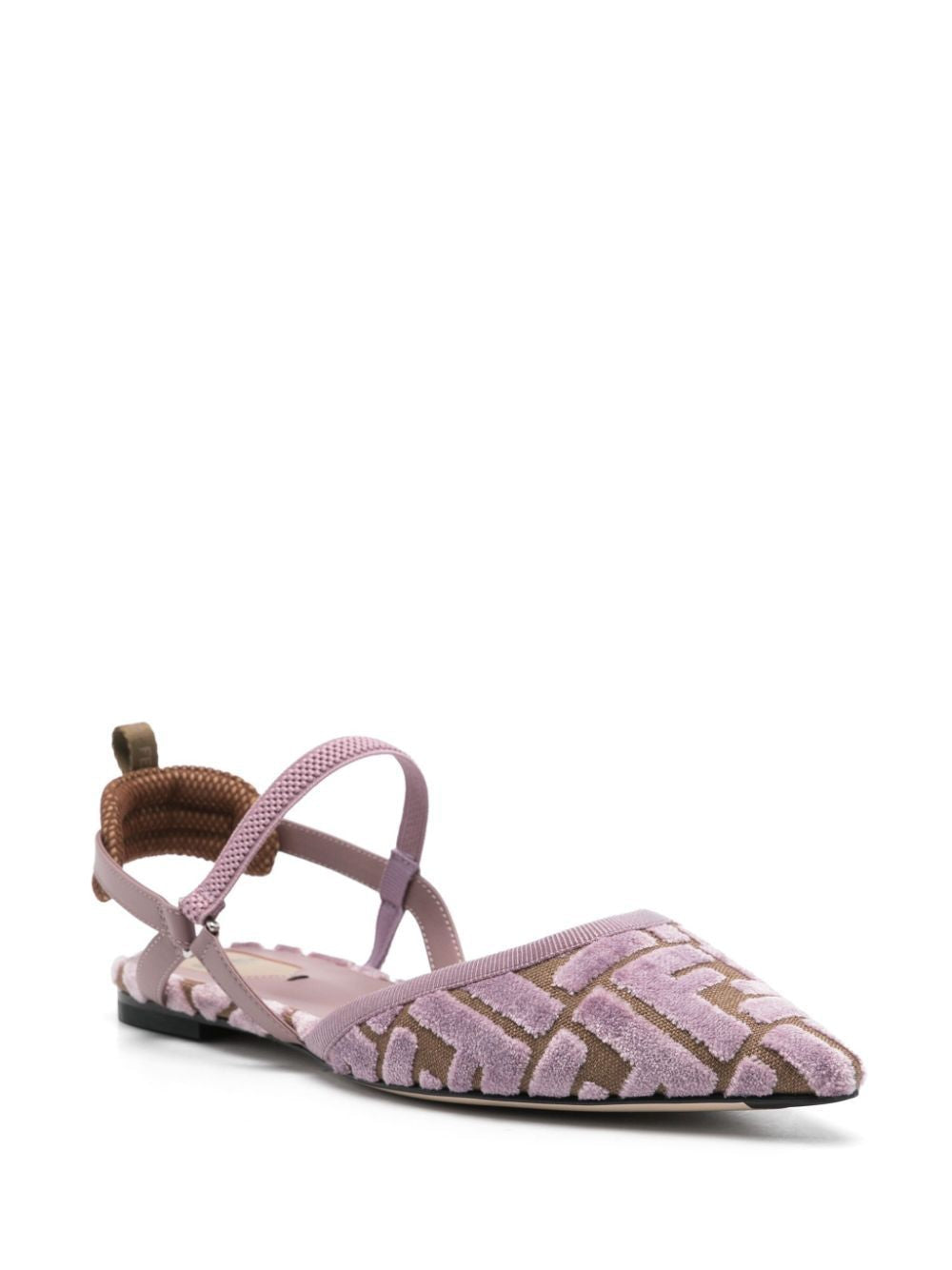 FENDI Mini Luxurious Kitten Velvet Sandals