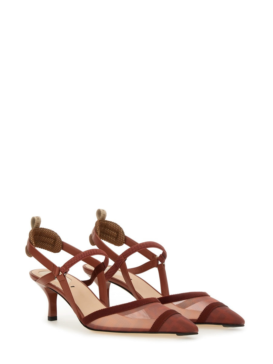 FENDI Slingback Hummingbird Lite Sandals for Women
