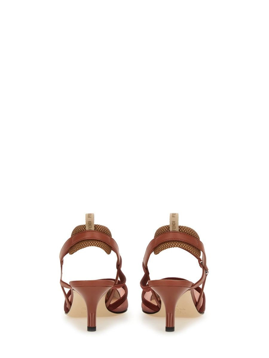 FENDI Slingback Hummingbird Lite Sandals for Women