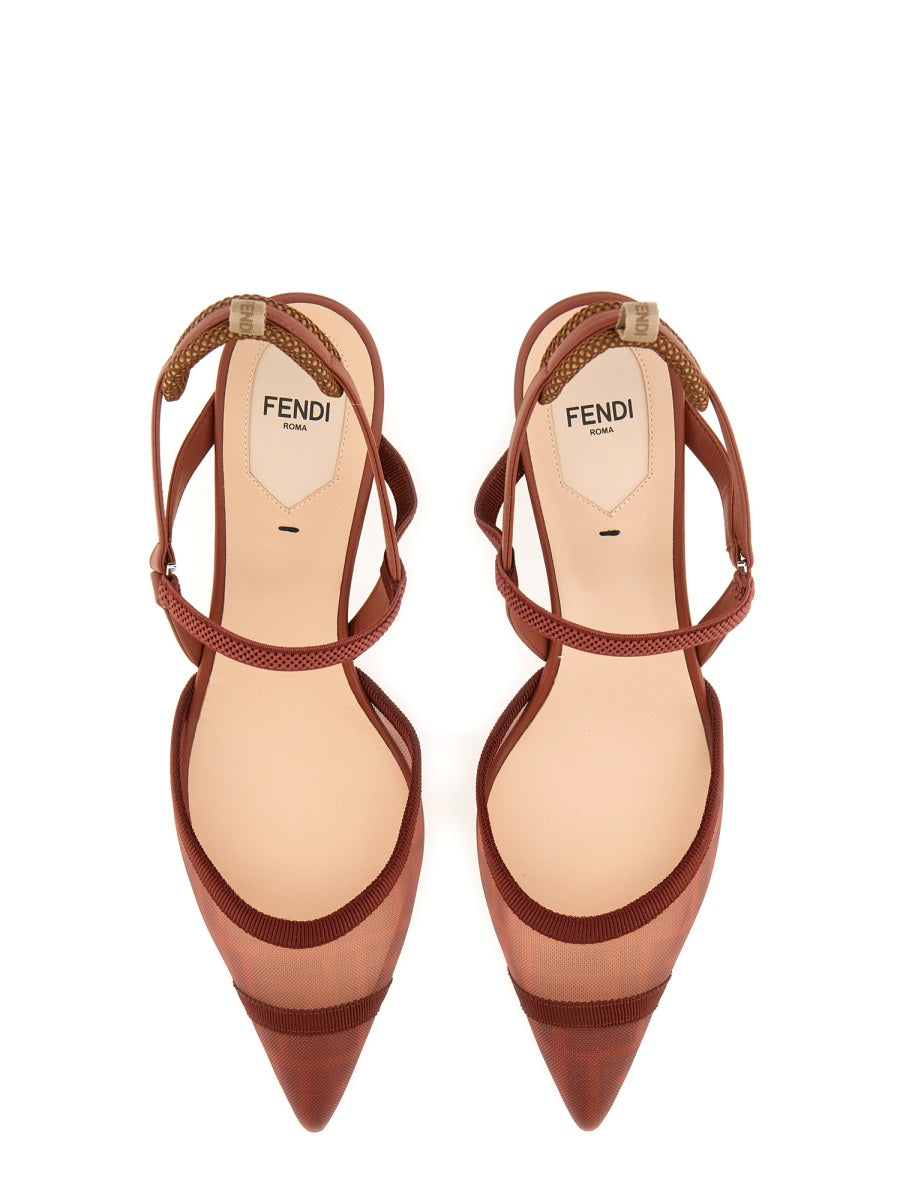 FENDI Slingback Hummingbird Lite Sandals for Women