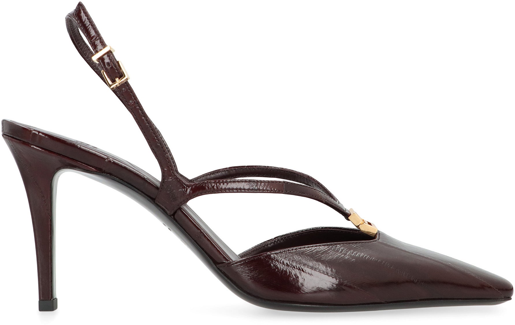 FENDI Elegant Leather Fold Pumps for Women