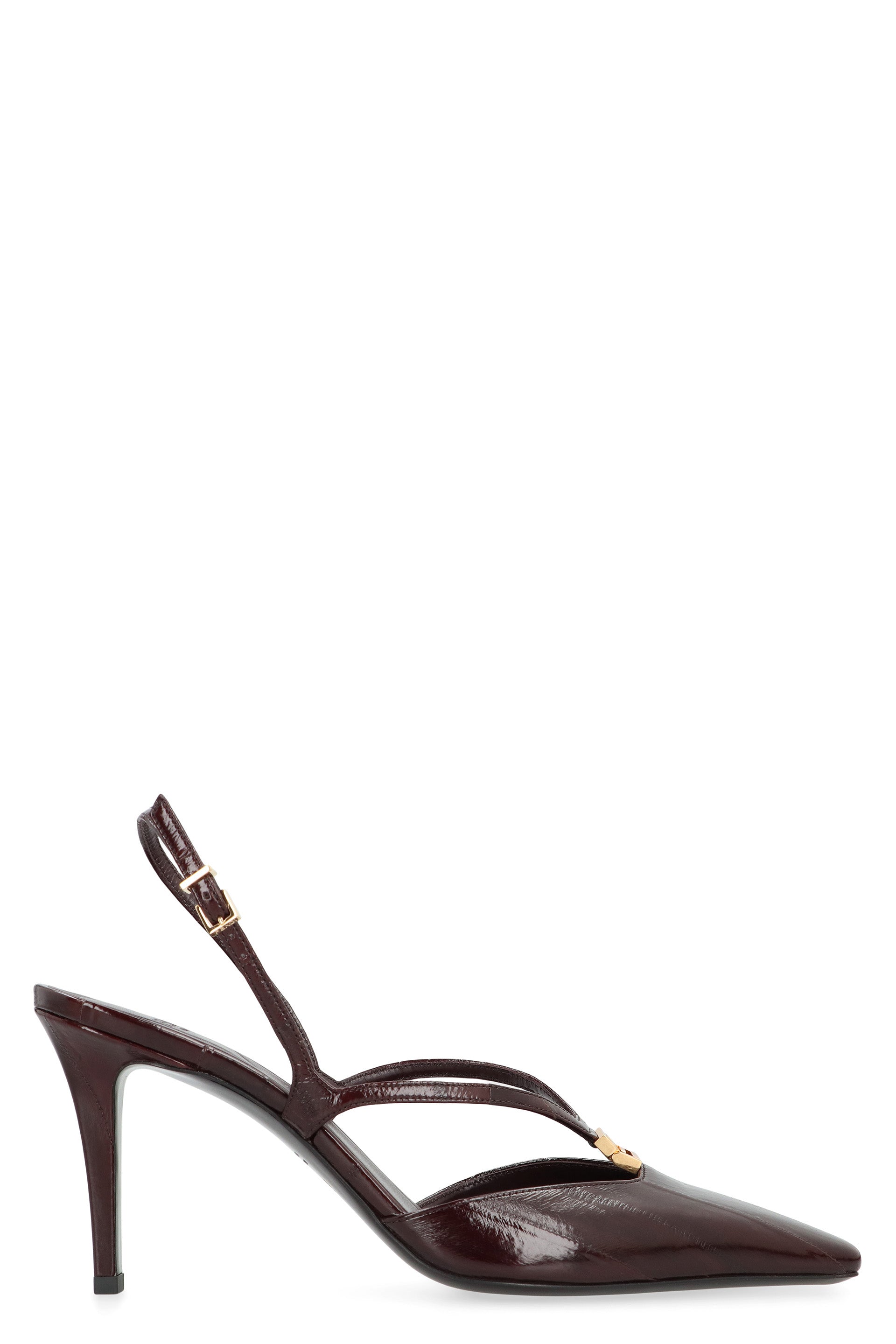 FENDI Elegant Leather Fold Pumps for Women