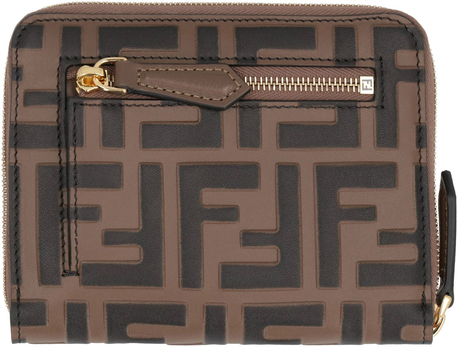 FENDI Medium FF Diamonds Zip-Around Wallet
