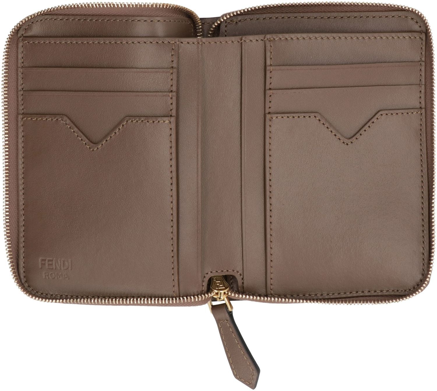 FENDI Medium FF Diamonds Zip-Around Wallet