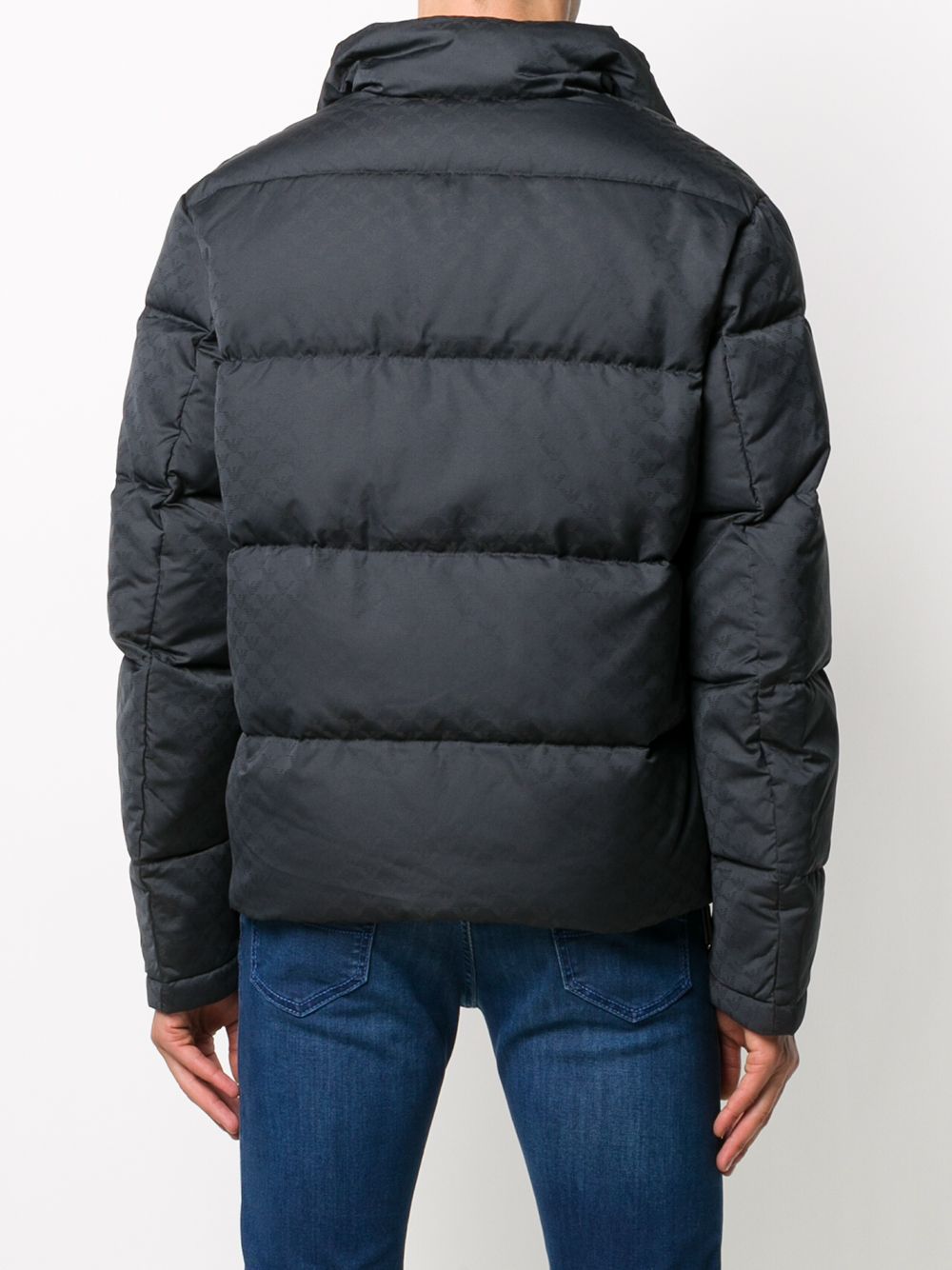 EMPORIO ARMANI Men's Nylon Short Down Jacket - FW25 Edition
