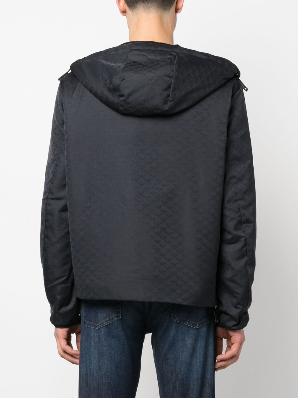 EMPORIO ARMANI Nylon Blouson Jacket for Men - FW25 Collection