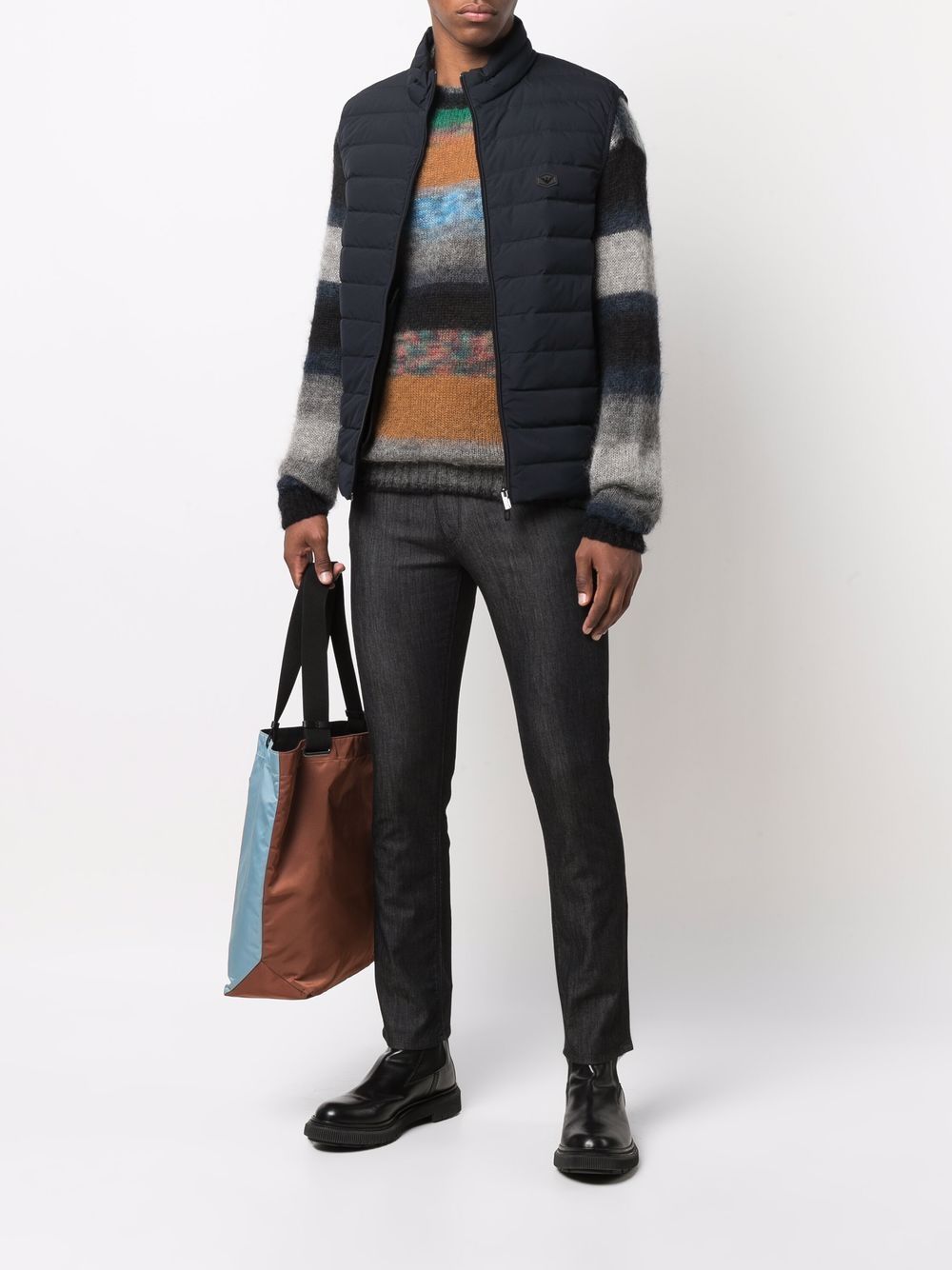 EMPORIO ARMANI Nylon Down Vest for Men - FW25 Collection