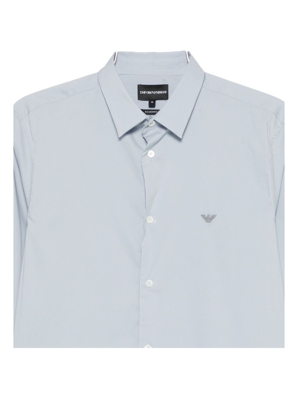 EMPORIO ARMANI Cotton Button-Up Shirt for Men - FW25 Collection