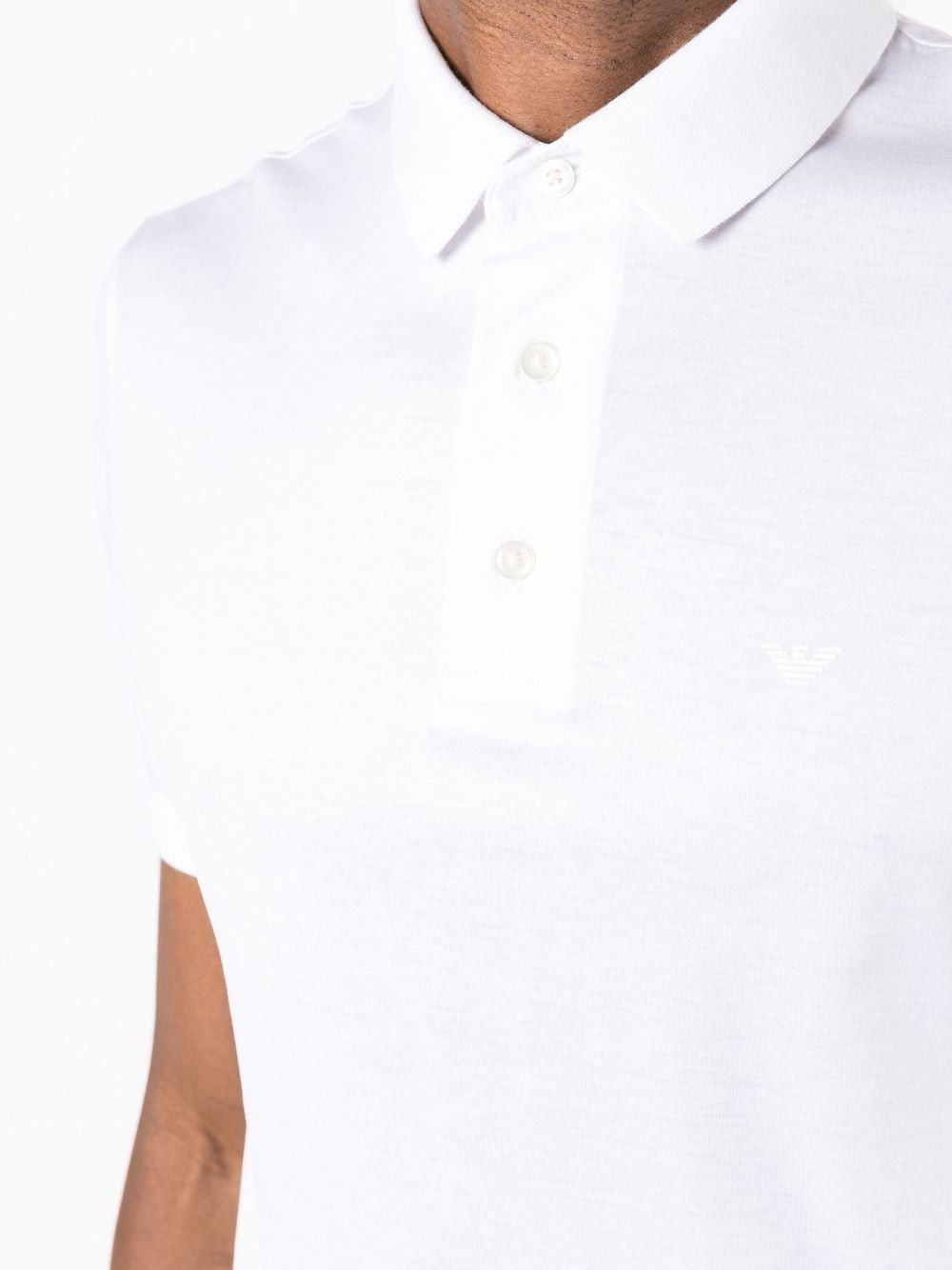 EMPORIO ARMANI Logo Print Polo Shirt - SS25