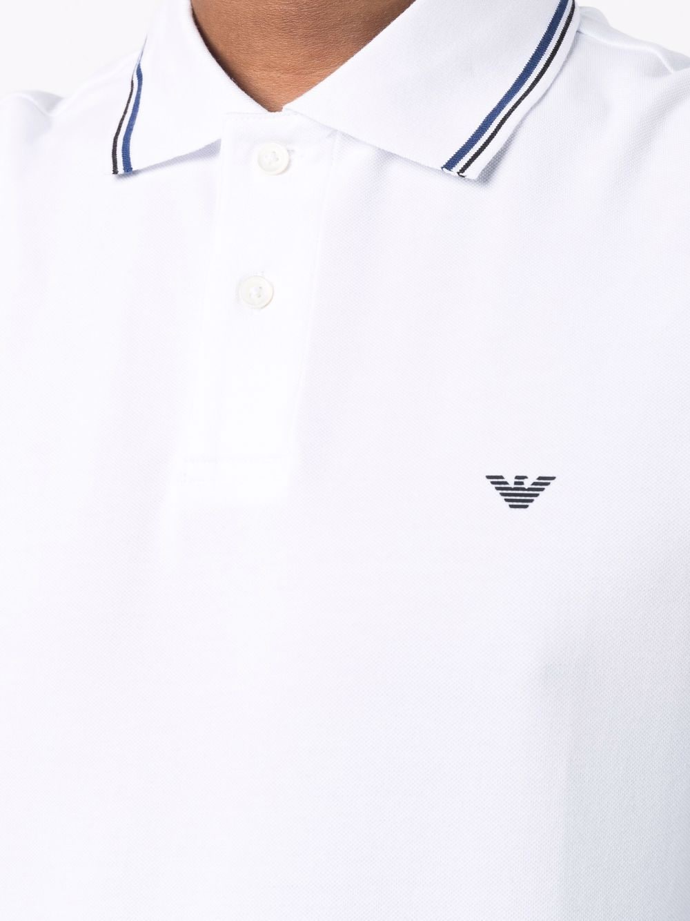 EMPORIO ARMANI Men's Stretch-Cotton Polo Shirt