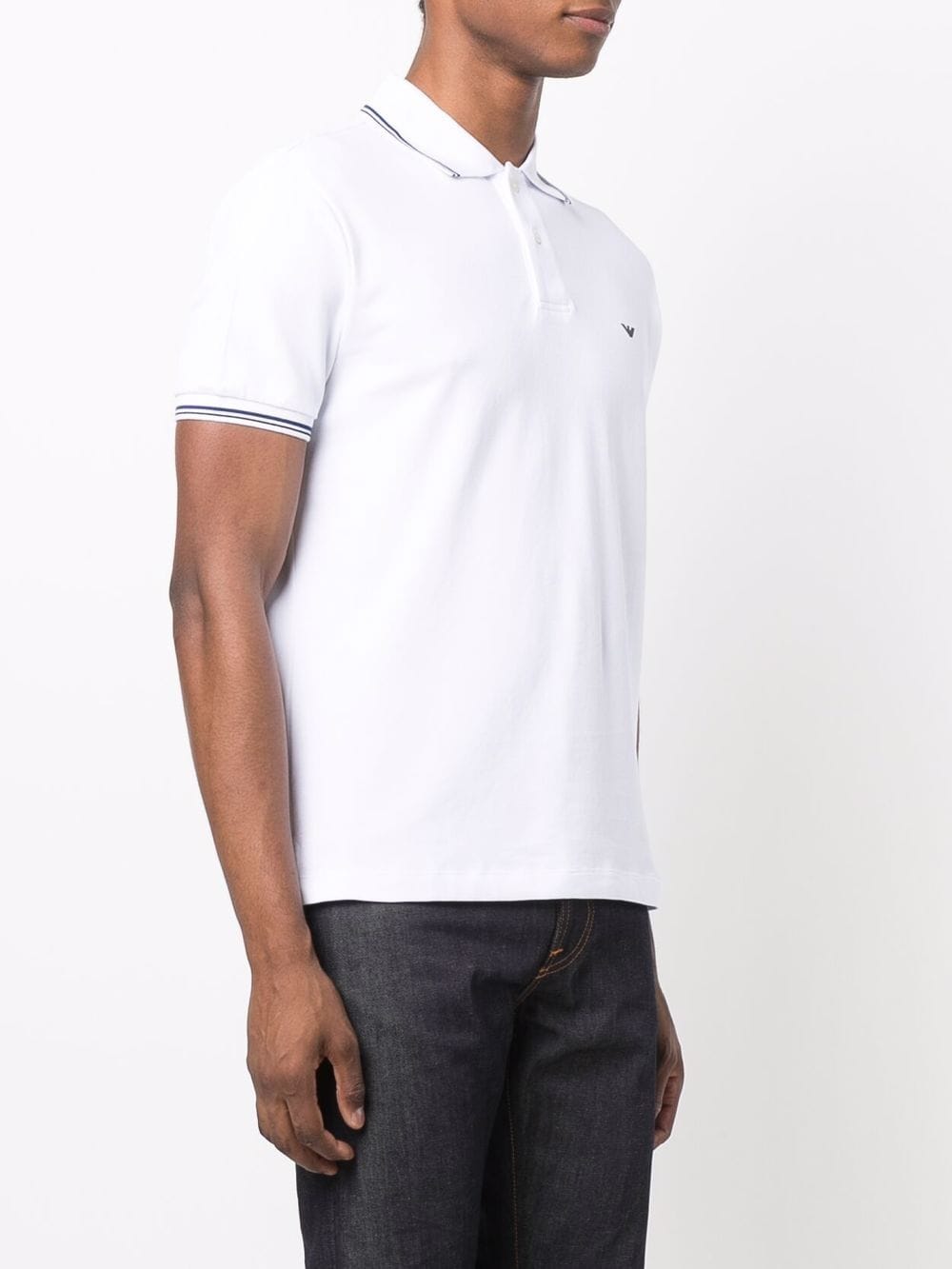 EMPORIO ARMANI Men's Stretch-Cotton Polo Shirt