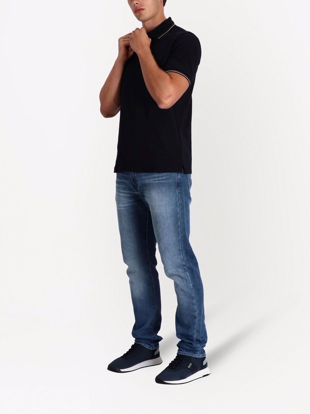 EMPORIO ARMANI Classic Cotton Polo Shirt