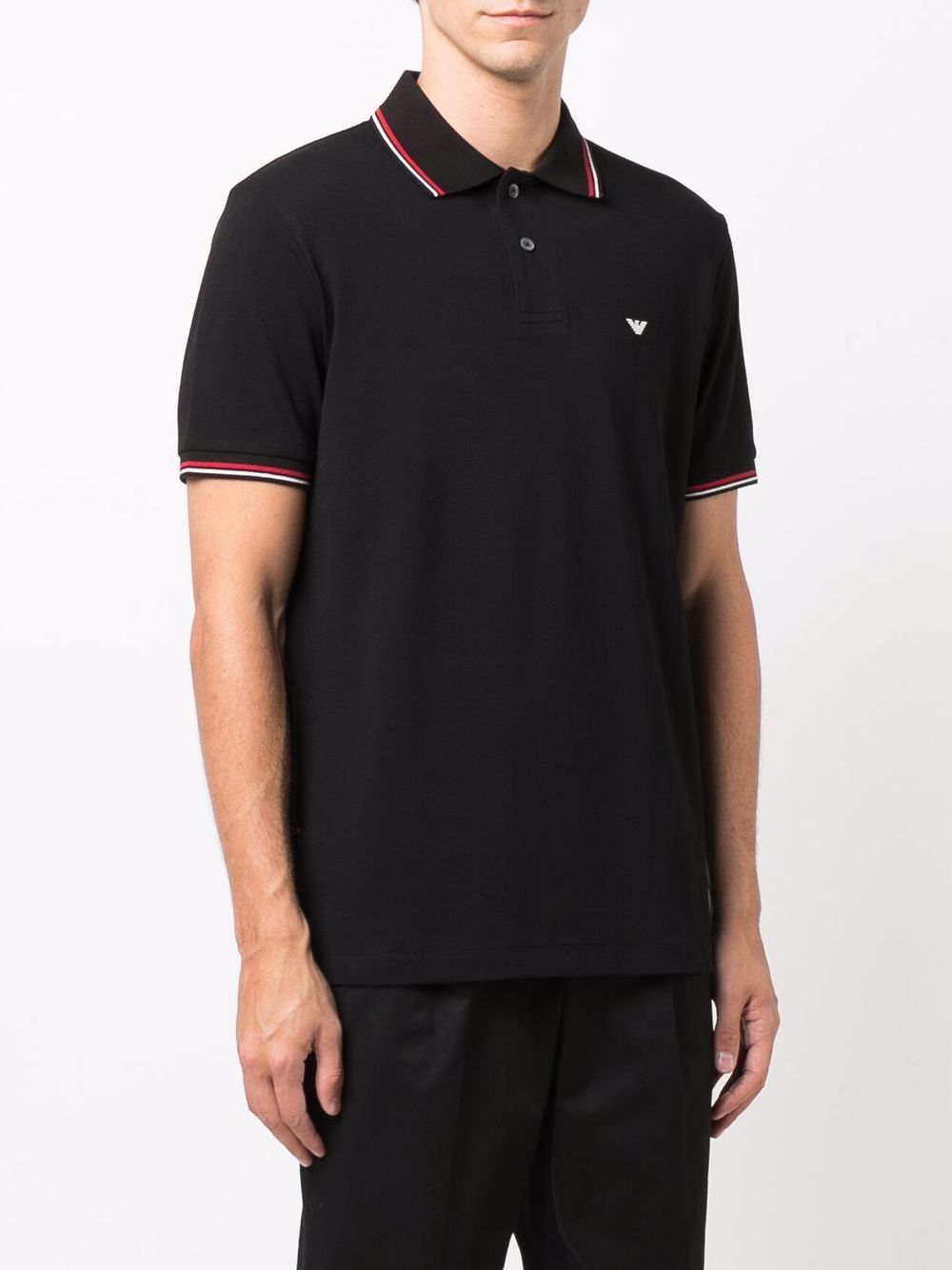 EMPORIO ARMANI Classic Cotton Polo Shirt for Men