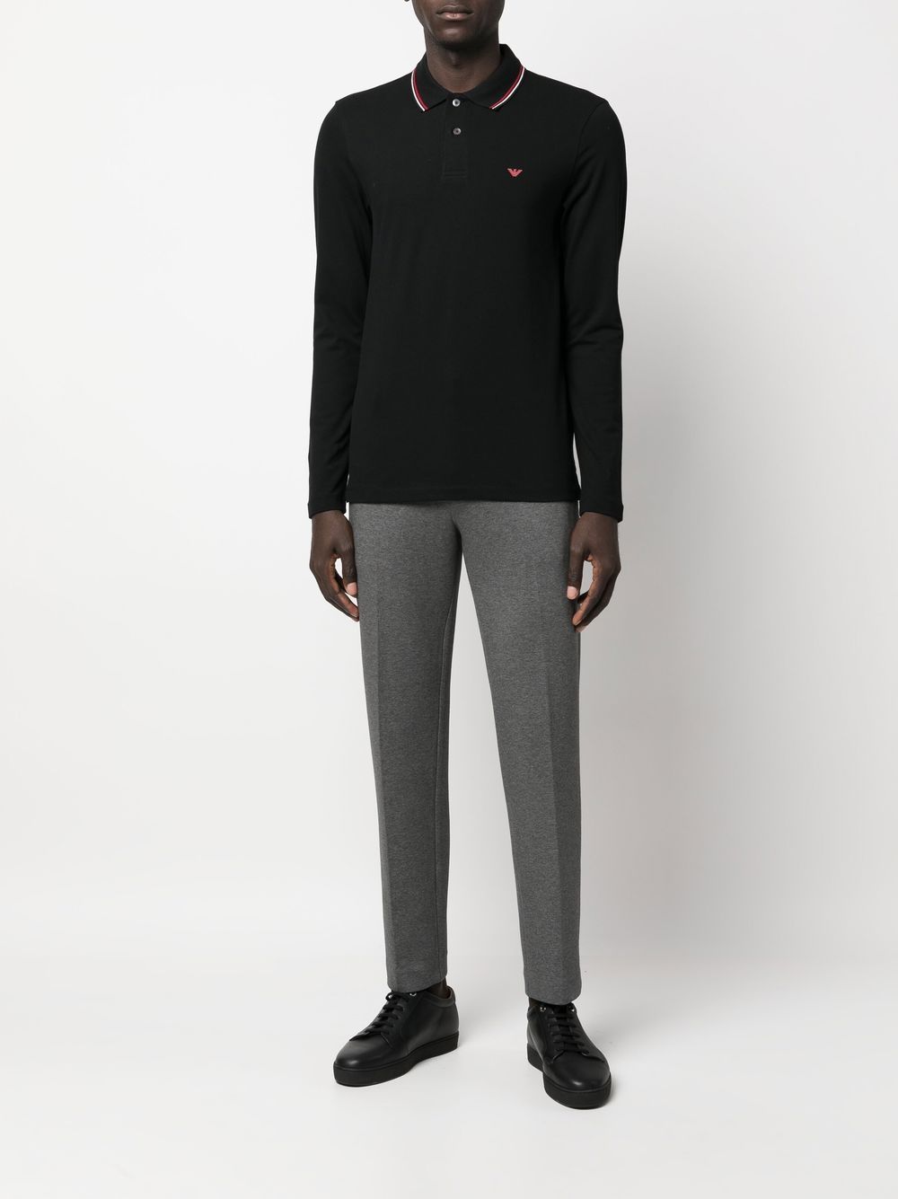 EMPORIO ARMANI Logo Cotton Polo Shirt