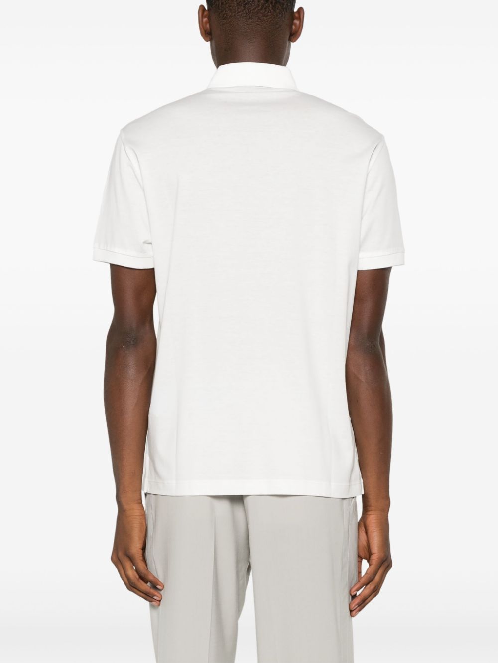 EMPORIO ARMANI Cotton Blend Polo Shirt