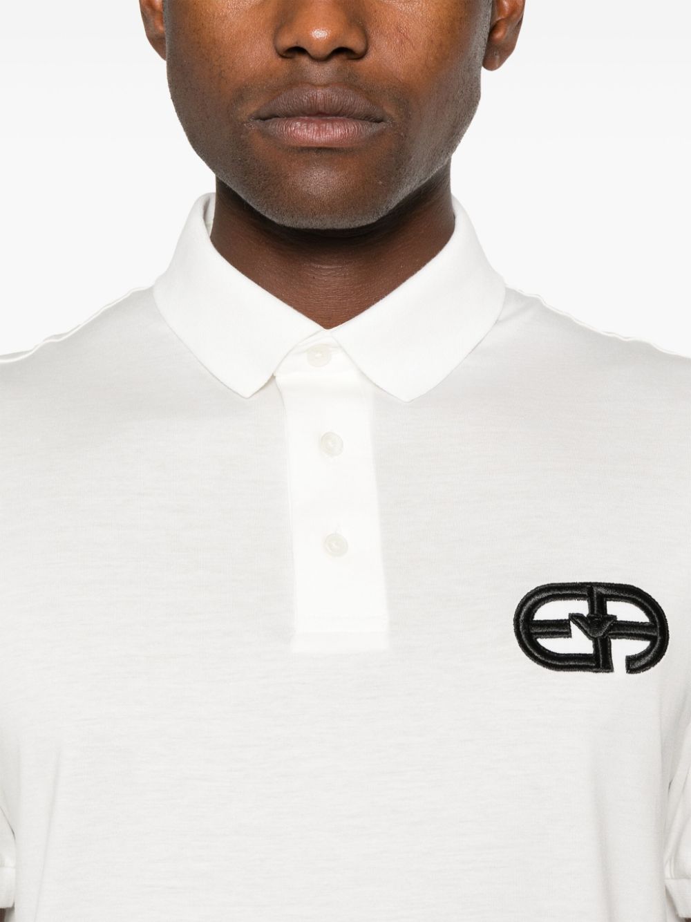 EMPORIO ARMANI Cotton Blend Polo Shirt